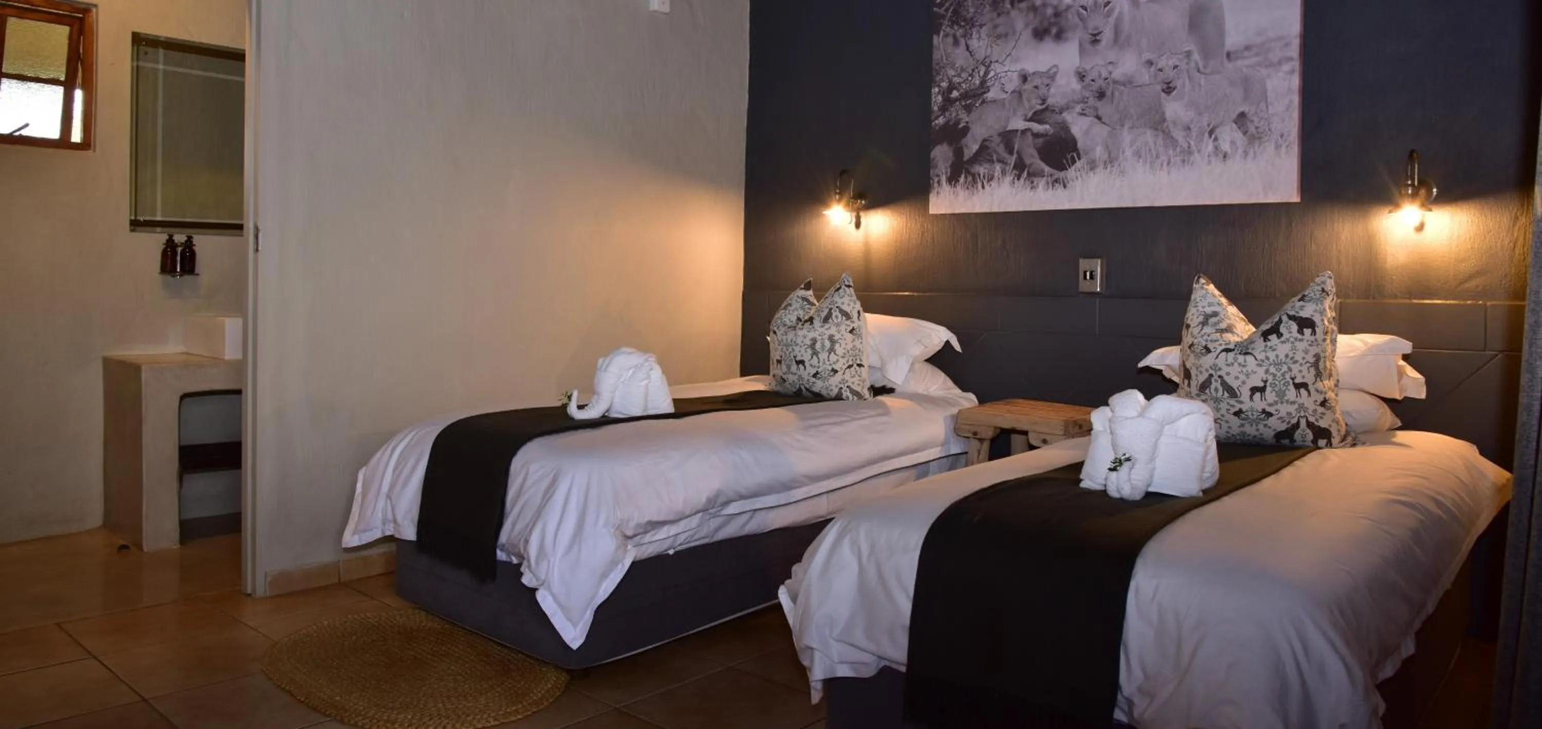 Bed in Bayala Private Safari Lodges