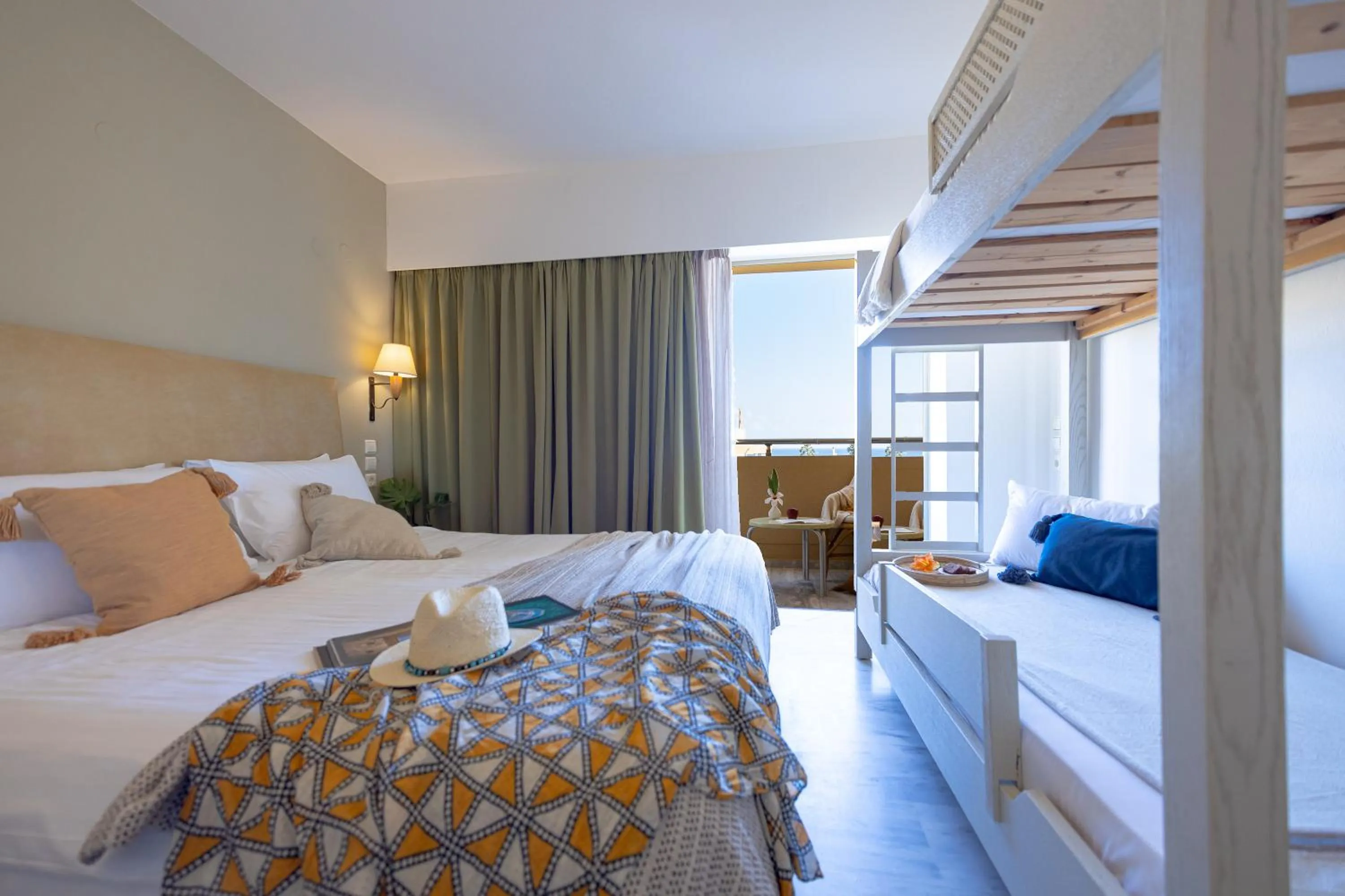 Bed in Giannoulis – Santa Marina Beach Hotel