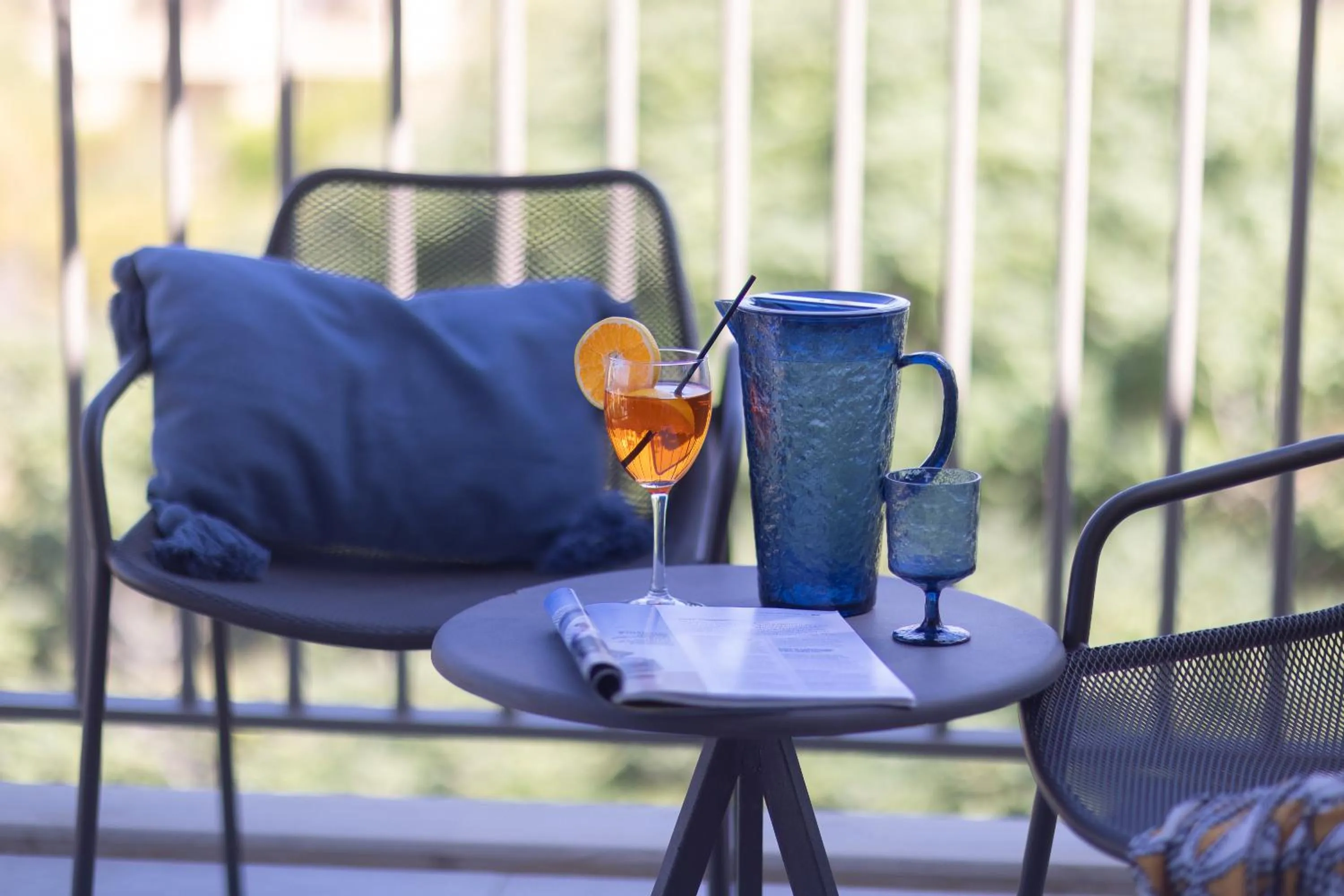 Balcony/Terrace in Giannoulis – Santa Marina Beach Hotel