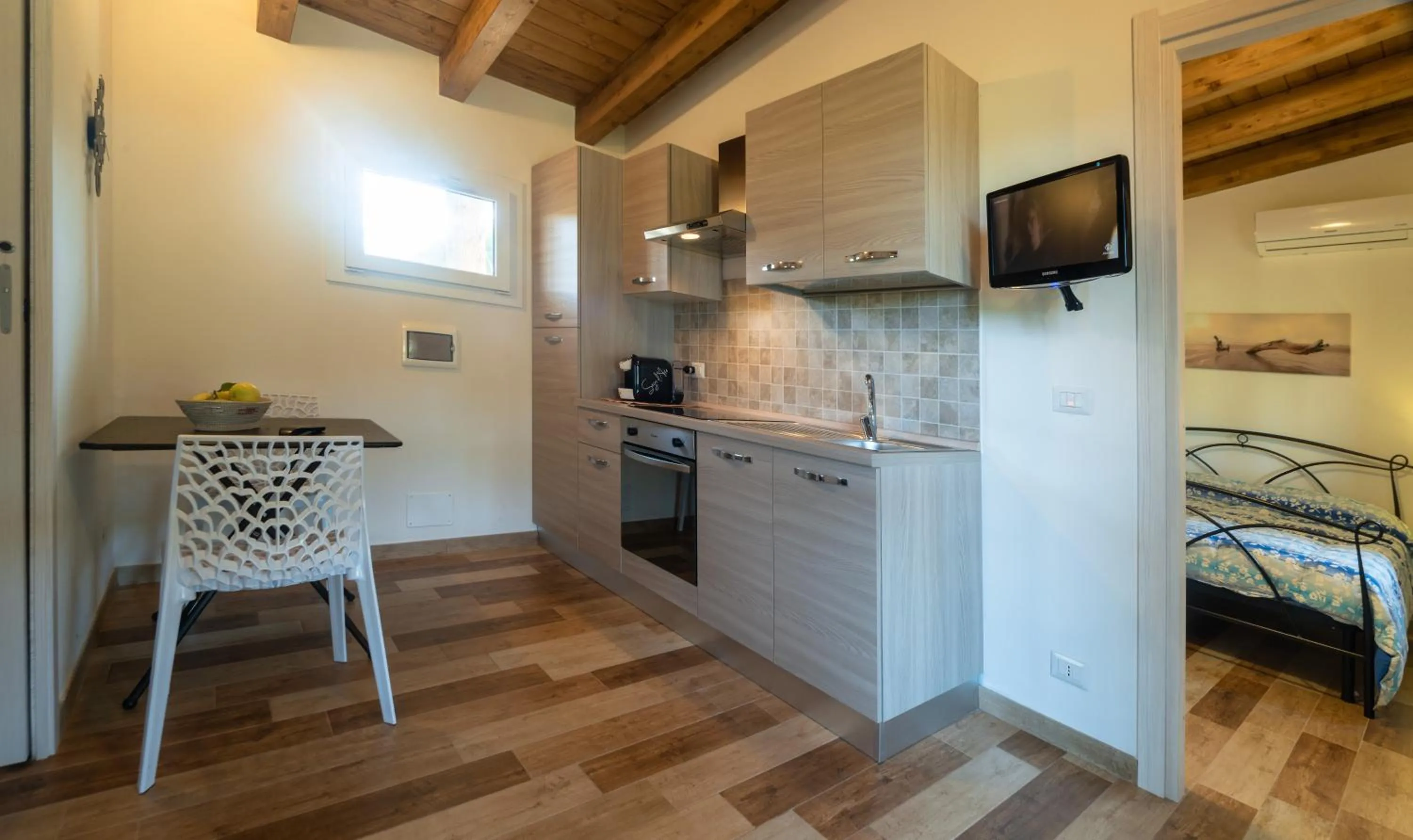 Kitchen or kitchenette in Bonsai B&B Alghero