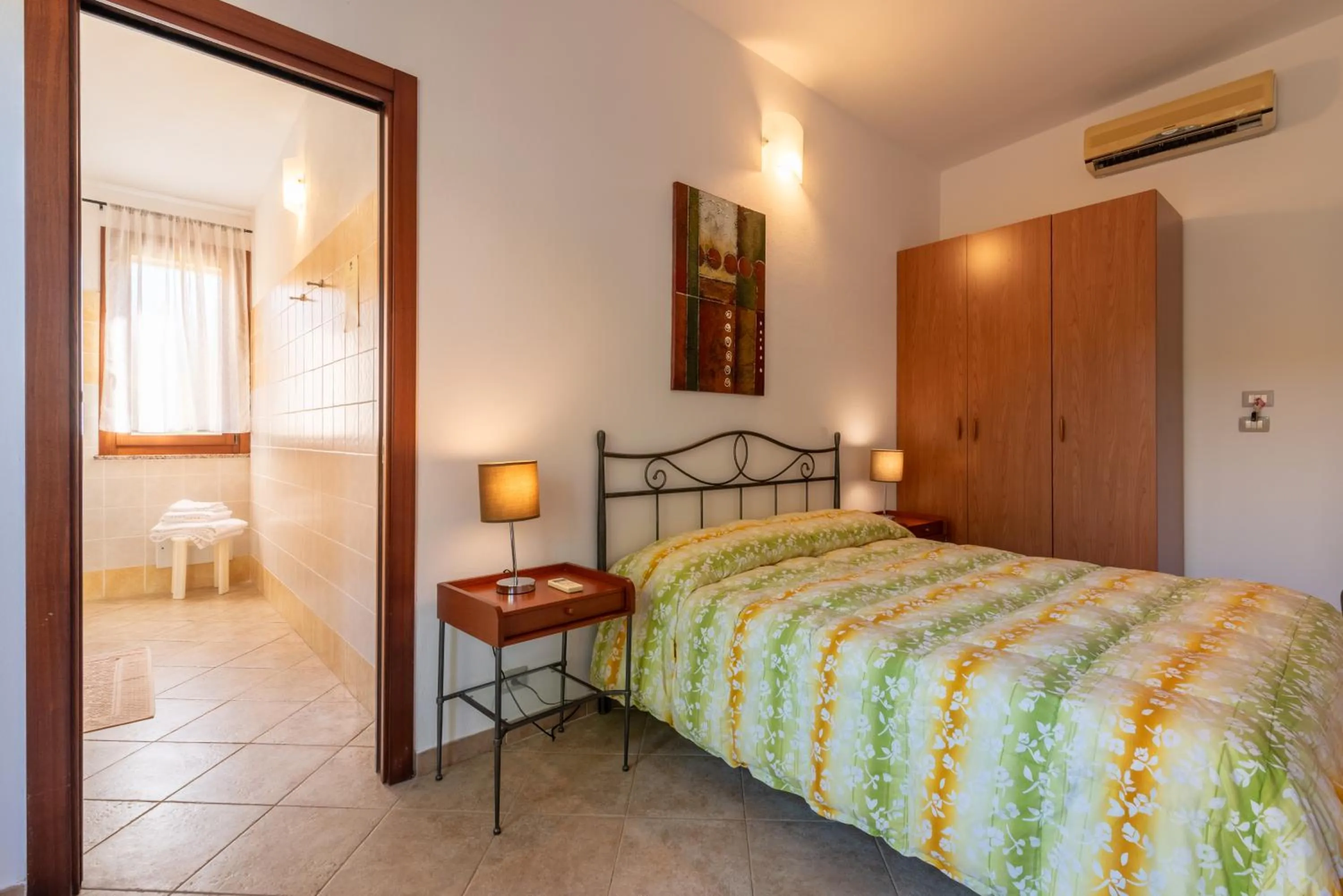 Bed in Bonsai B&B Alghero