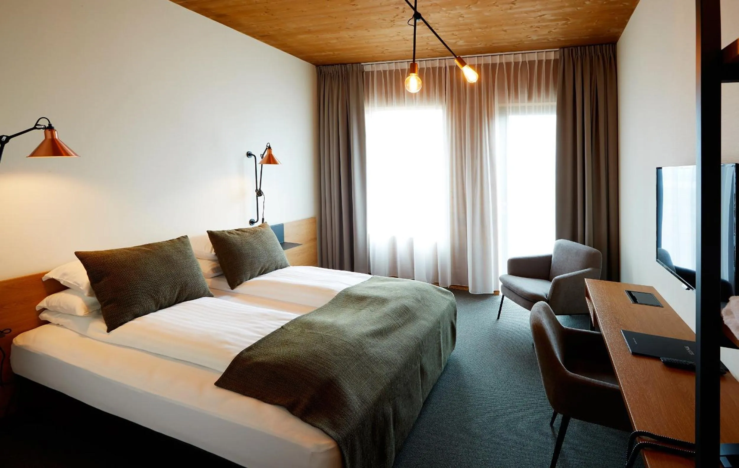 Bed in Fosshotel Mývatn