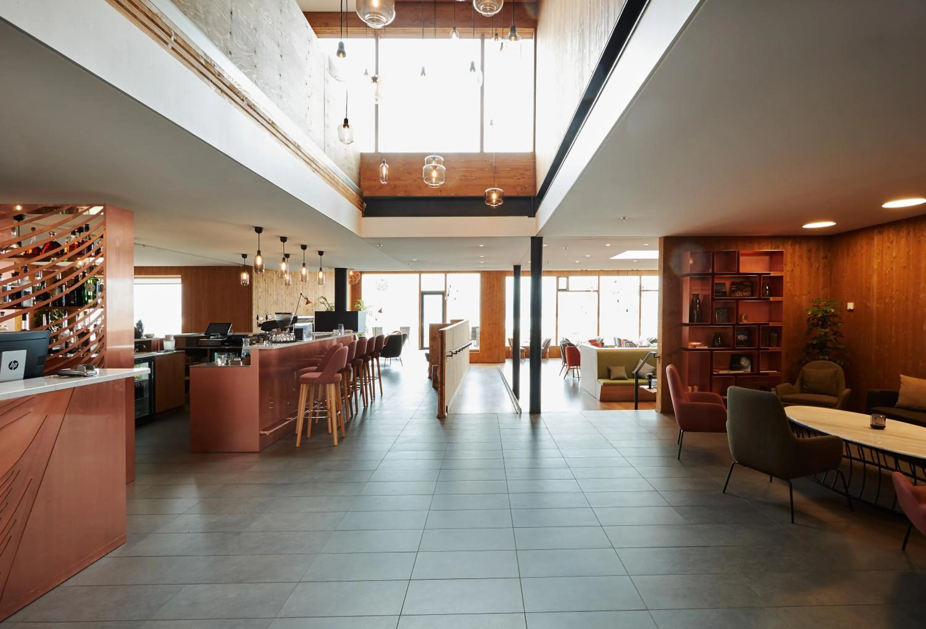 Lounge or bar in Fosshotel Mývatn