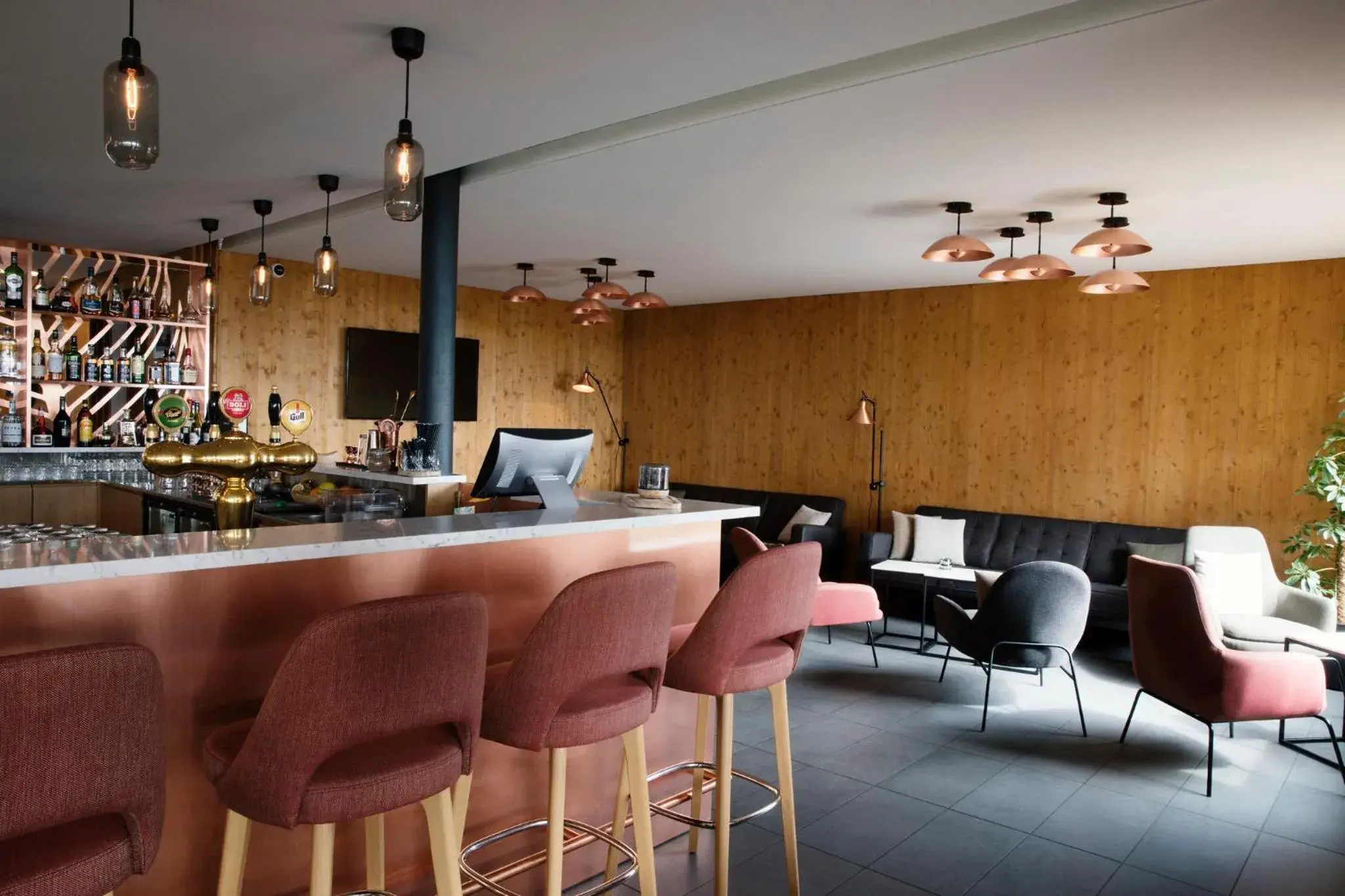 Lounge or bar in Fosshotel Mývatn Lounge or bar in Fosshotel Mývatn