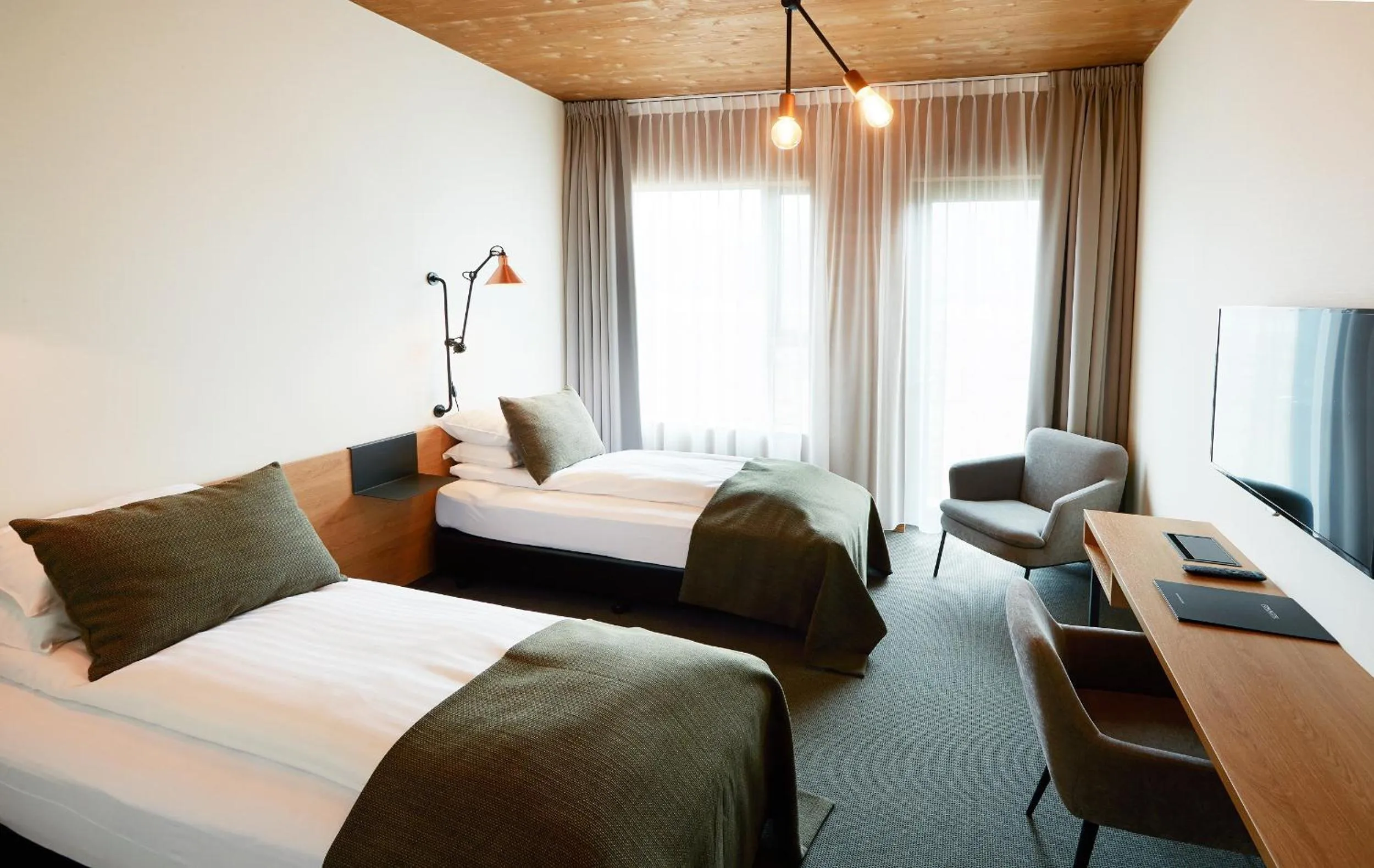 Bed in Fosshotel Mývatn