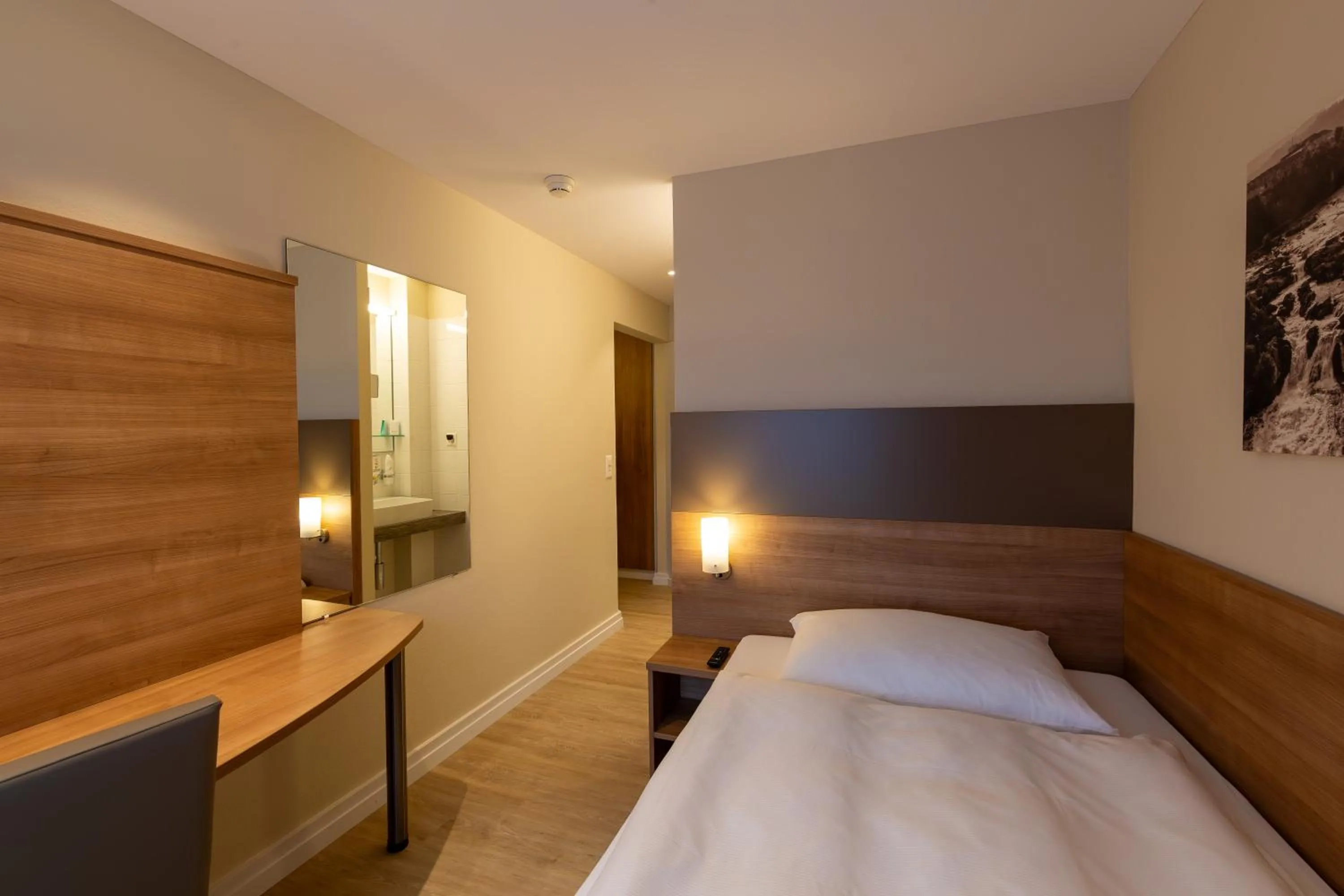 Bed in Hotel Kronenhof