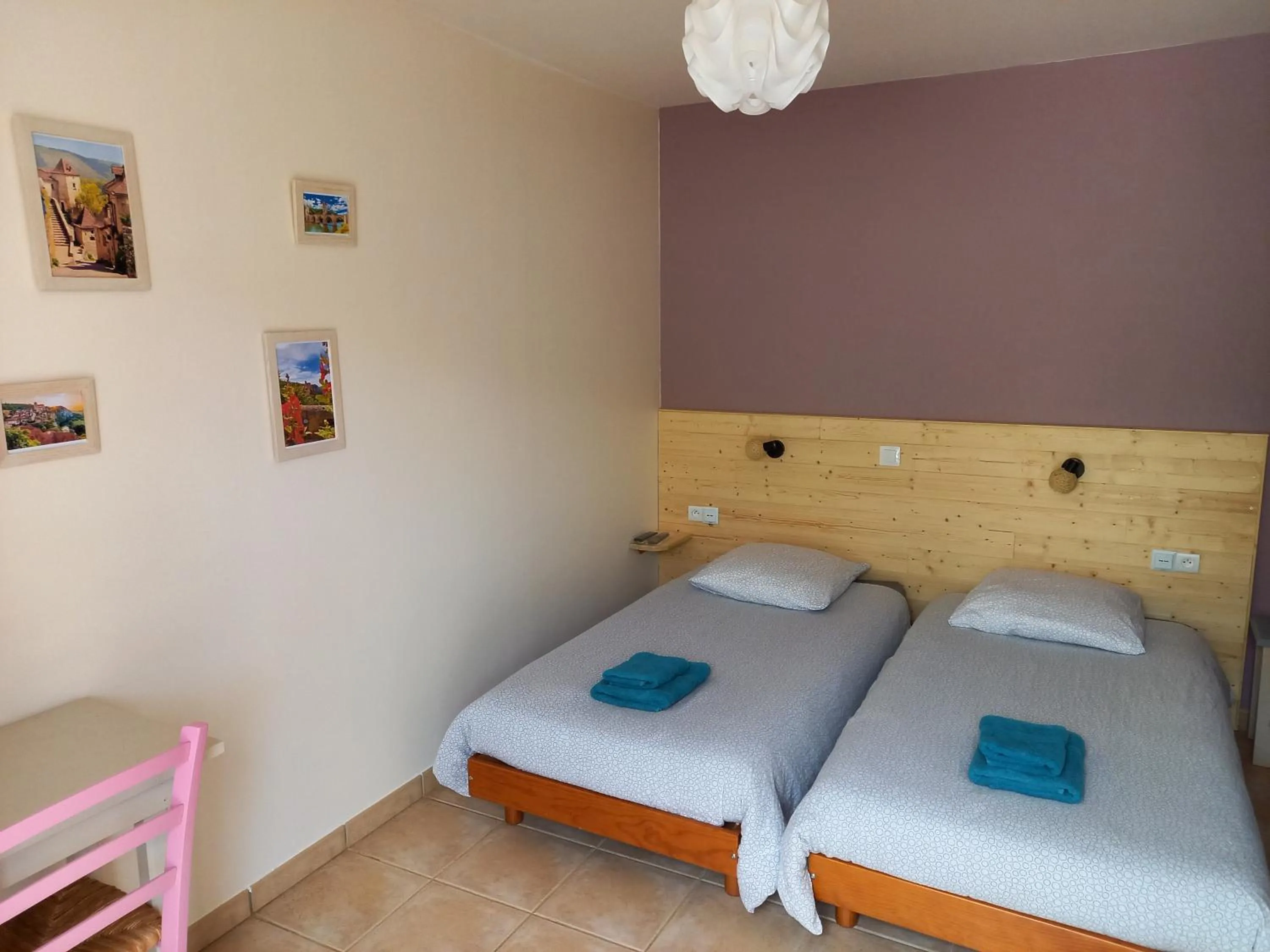 Bed in Le Mas des 3 Anes