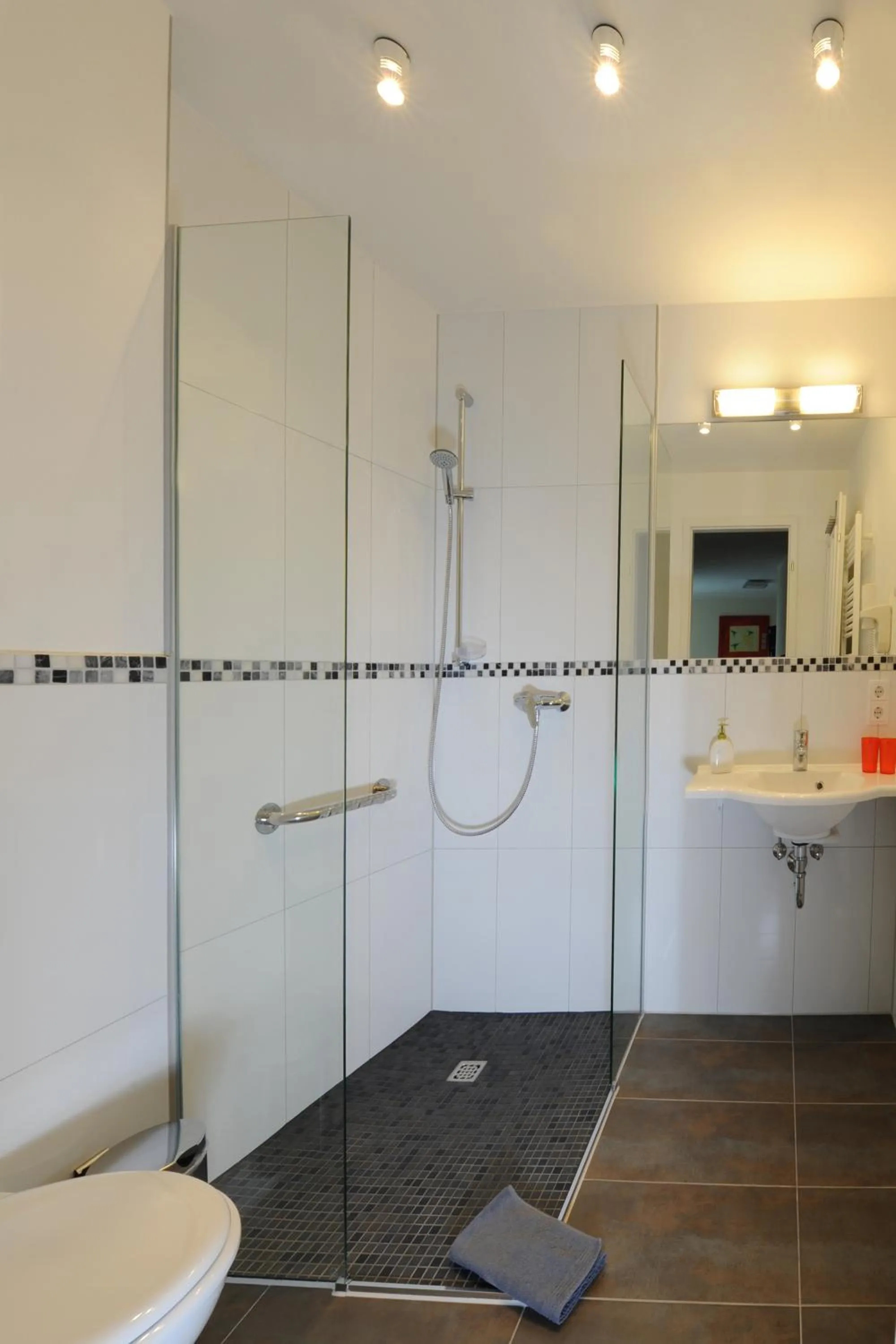 Shower in SchlafGut AppartementHotel