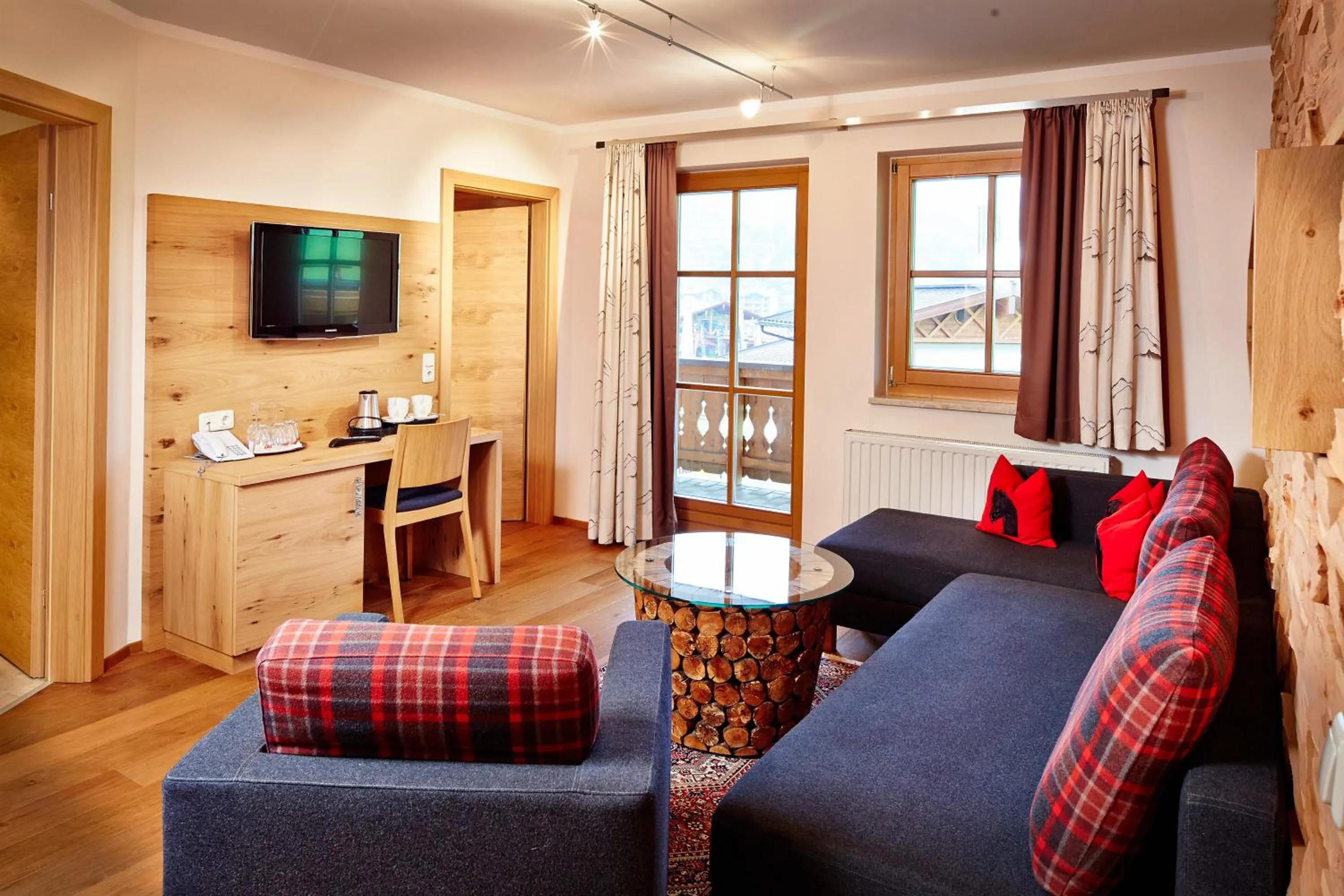 Living room in Bauernhof Hotel Oberschwarzach