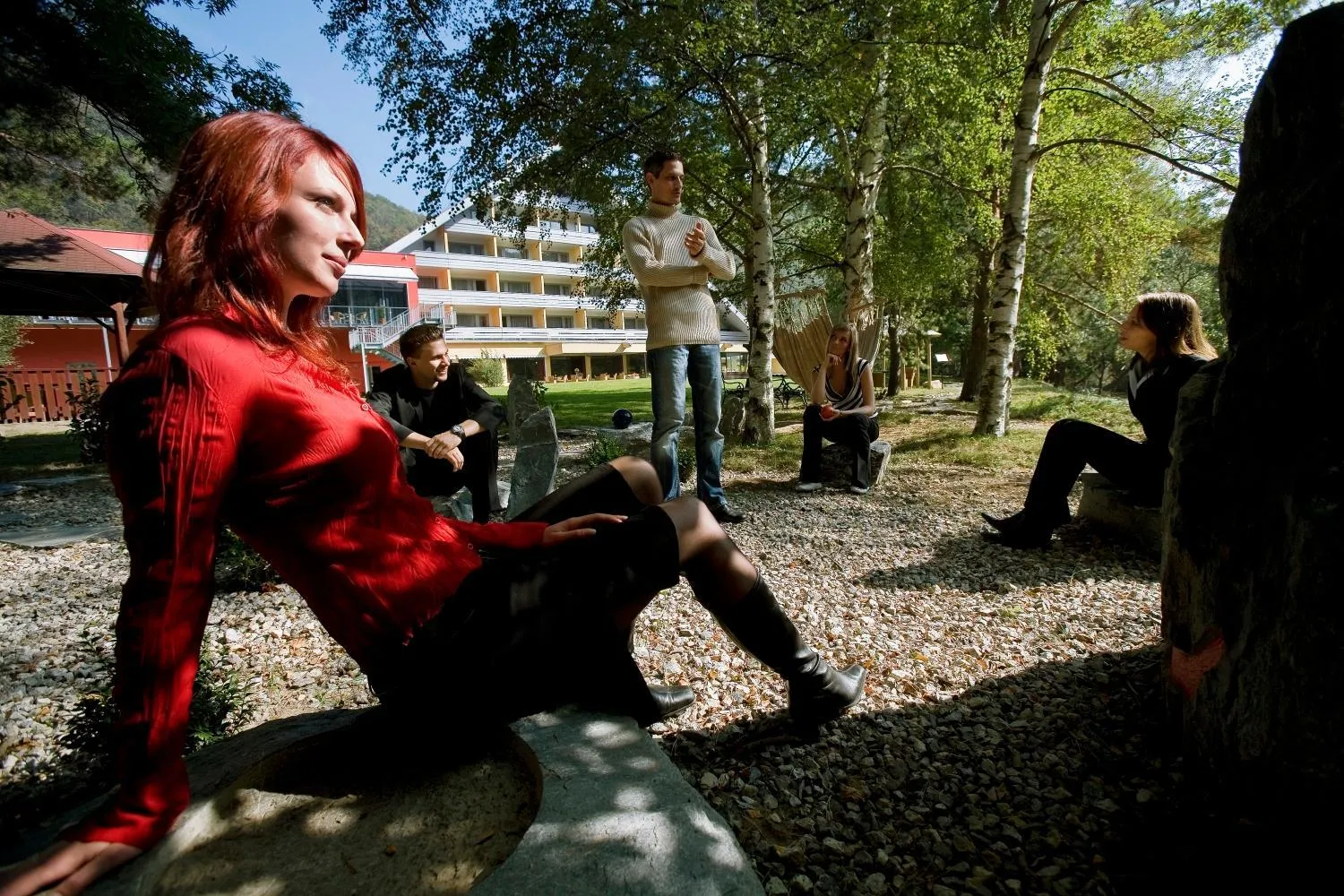 People in Hotel Krainerhütte