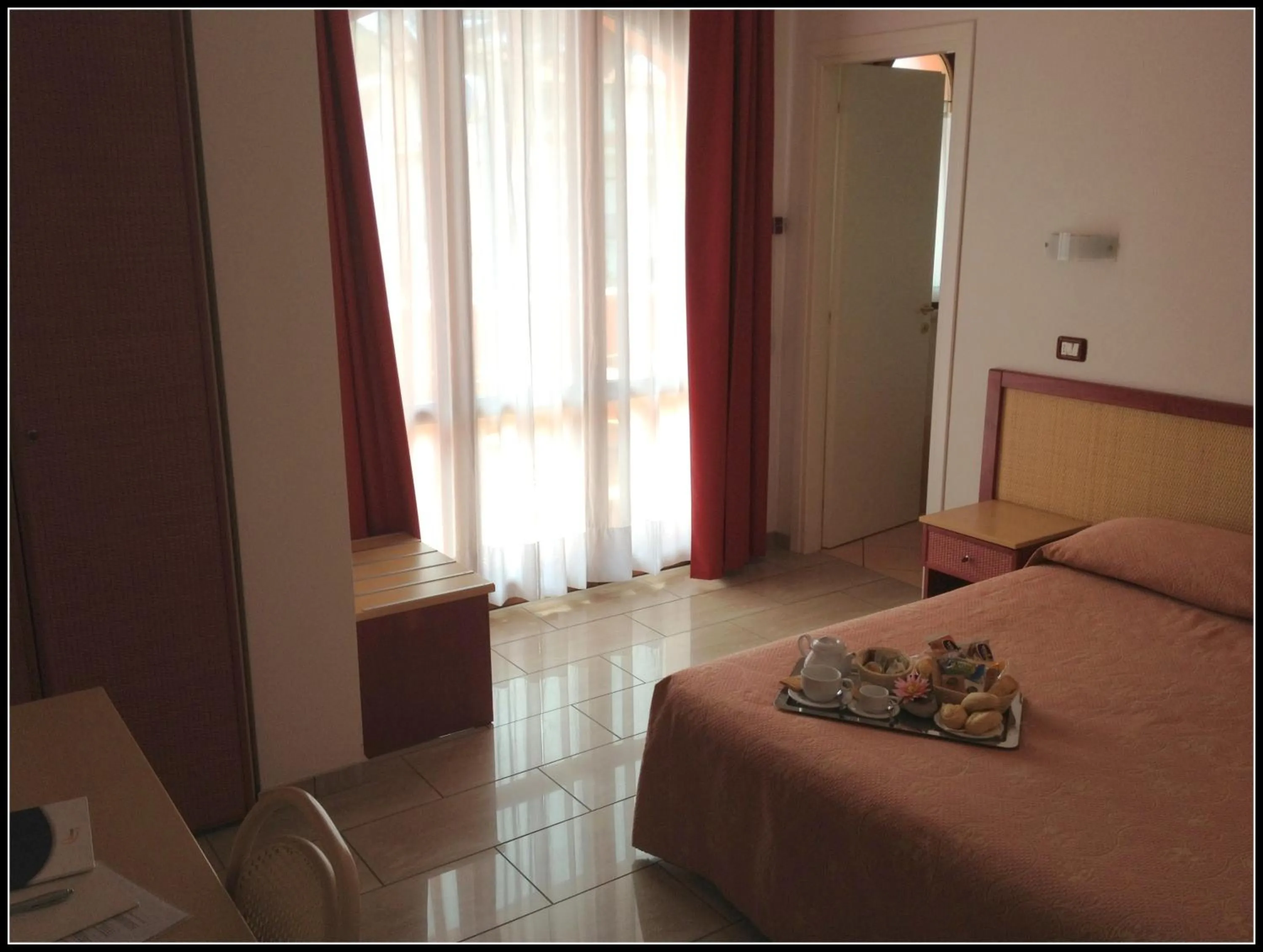 Bed in Hotel Mistral