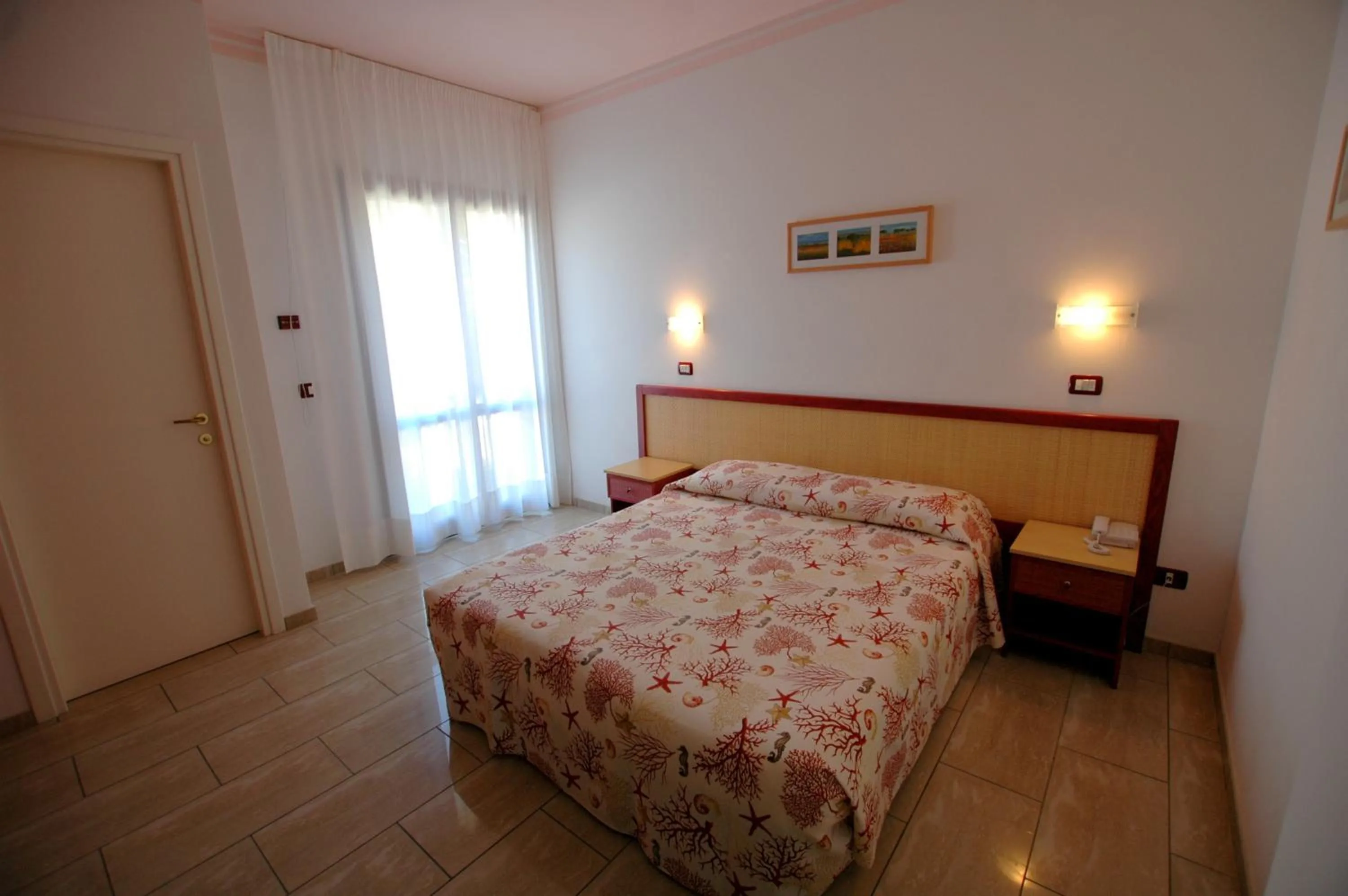 Bed in Hotel Mistral