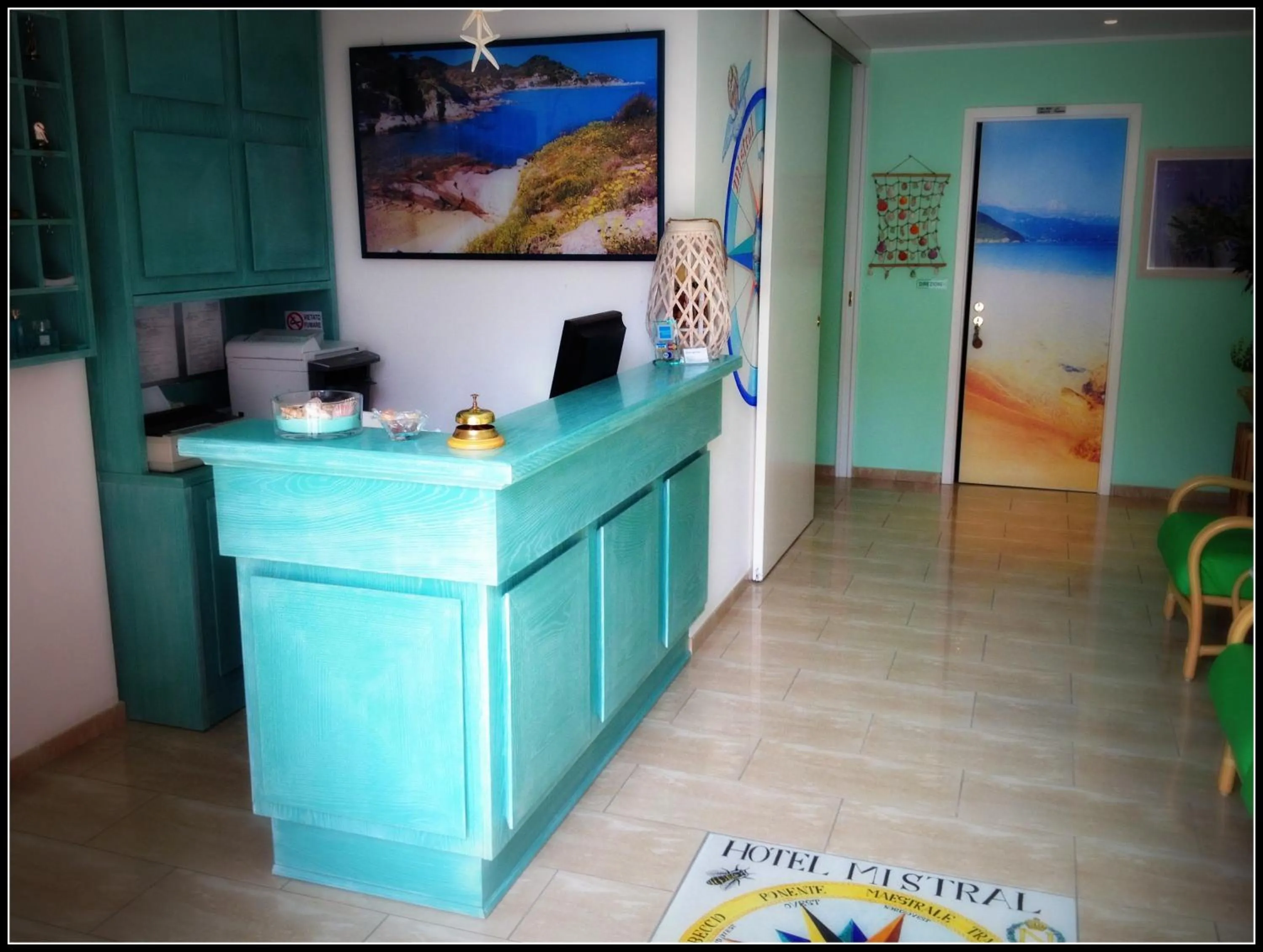 Lobby or reception in Hotel Mistral