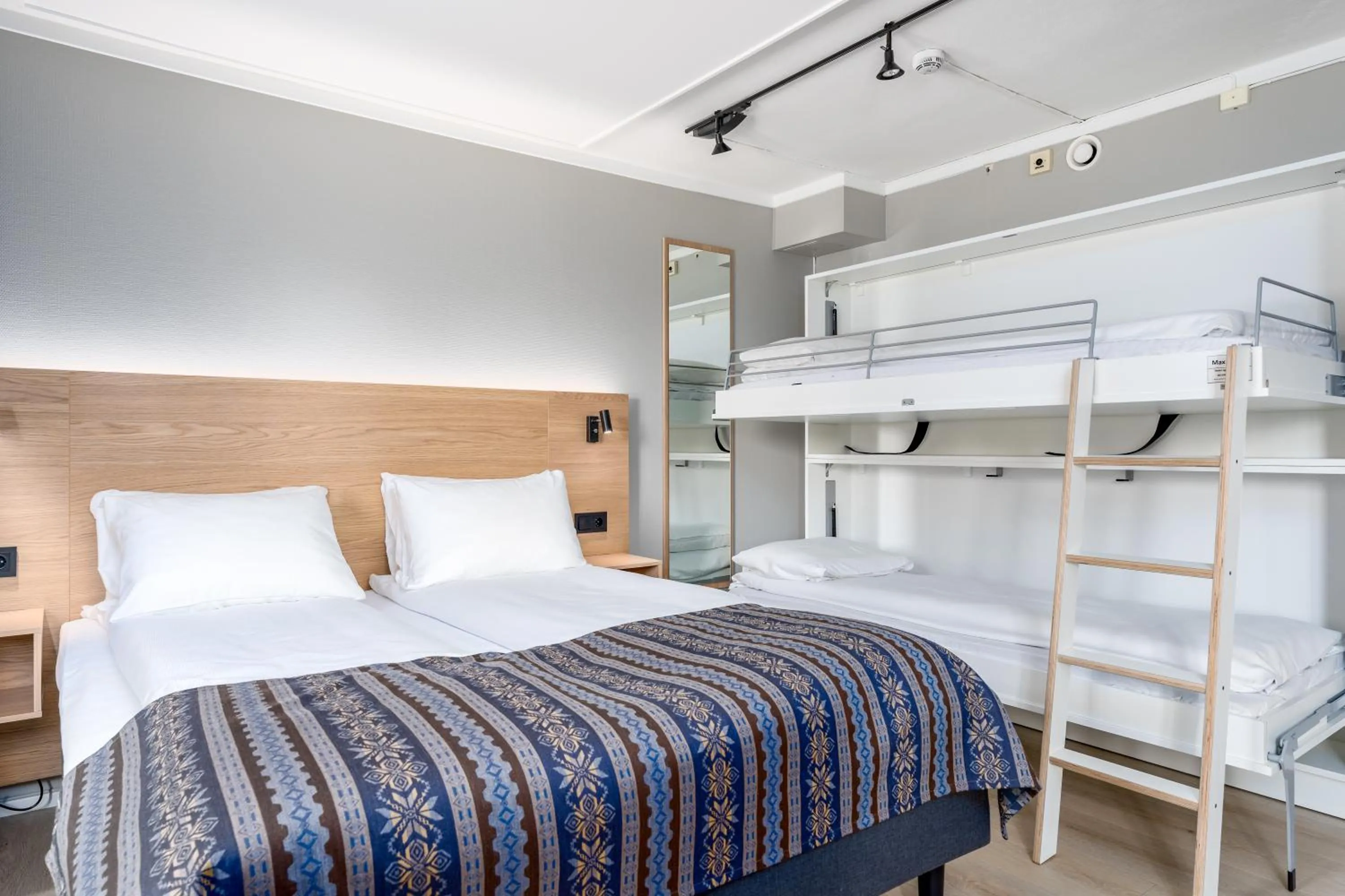 Bed in Birkebeineren Hotel & Apartments