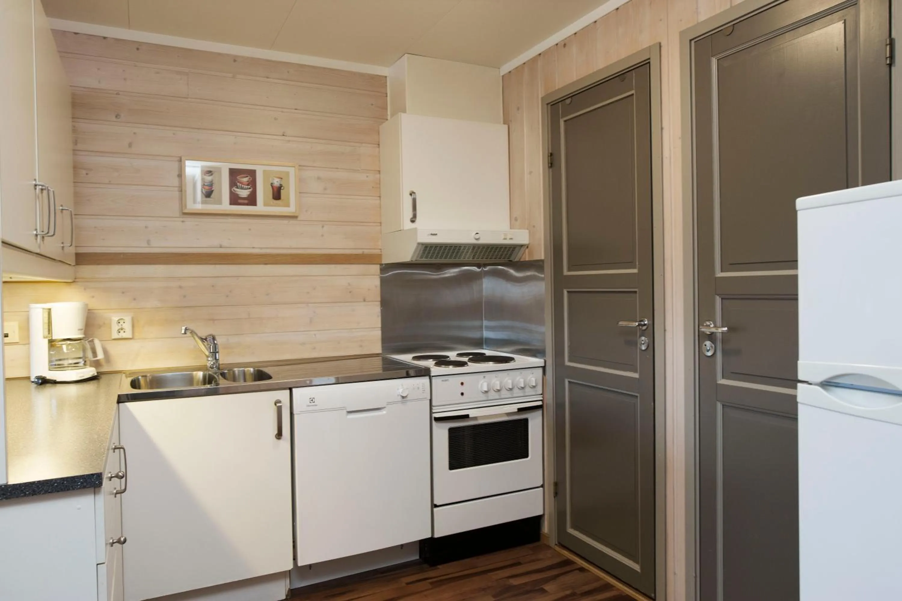 Kitchen or kitchenette in Birkebeineren Hotel & Apartments