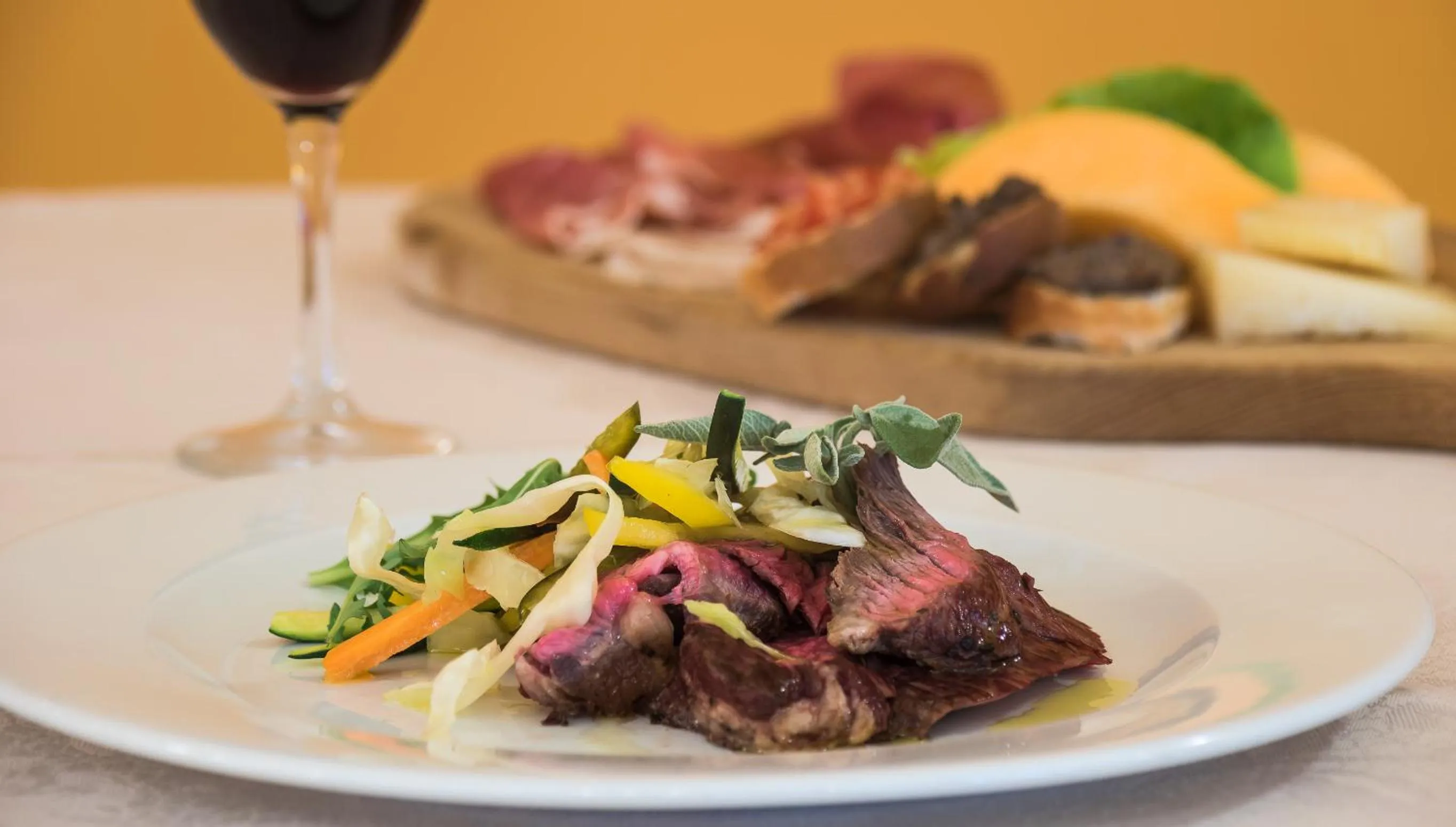 Food close-up in Hotel Da Vinci