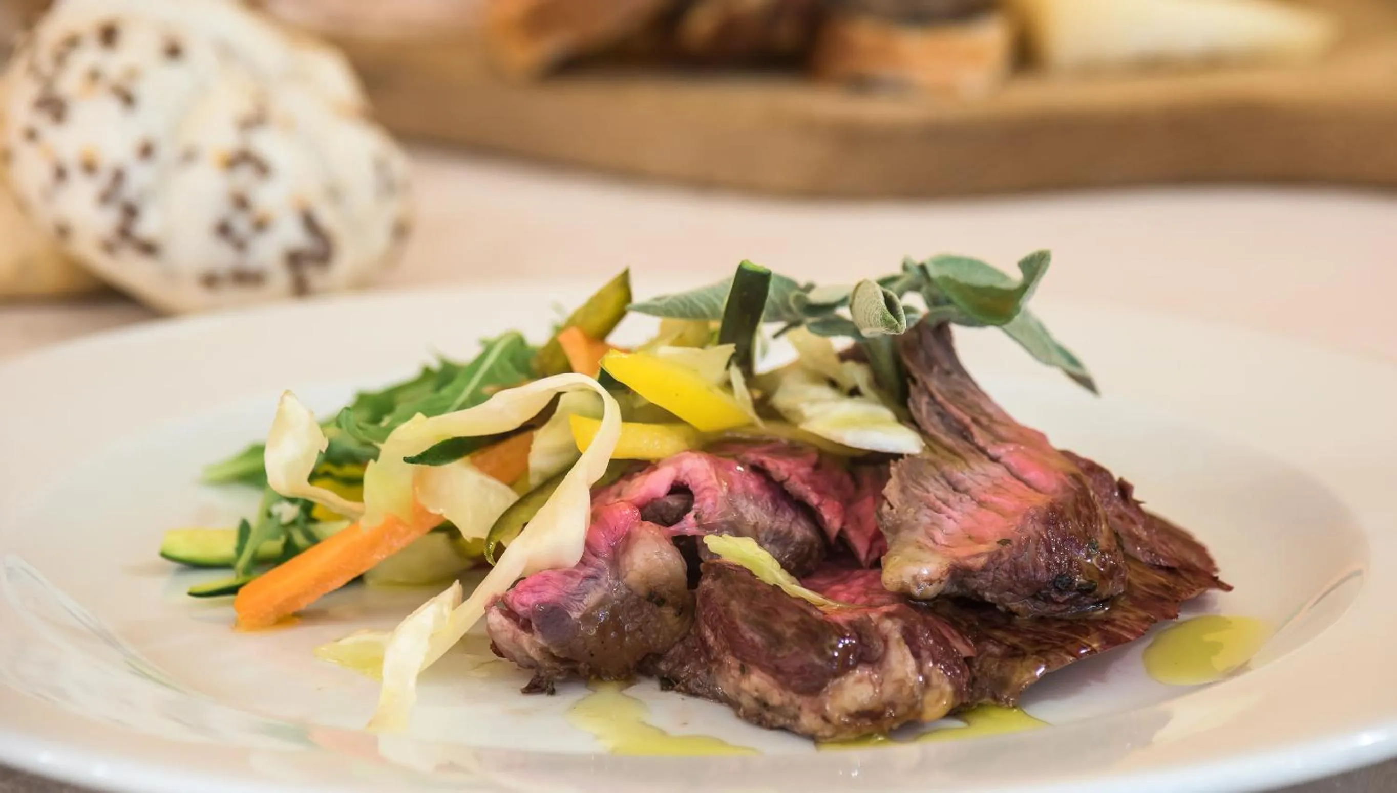 Food close-up in Hotel Da Vinci