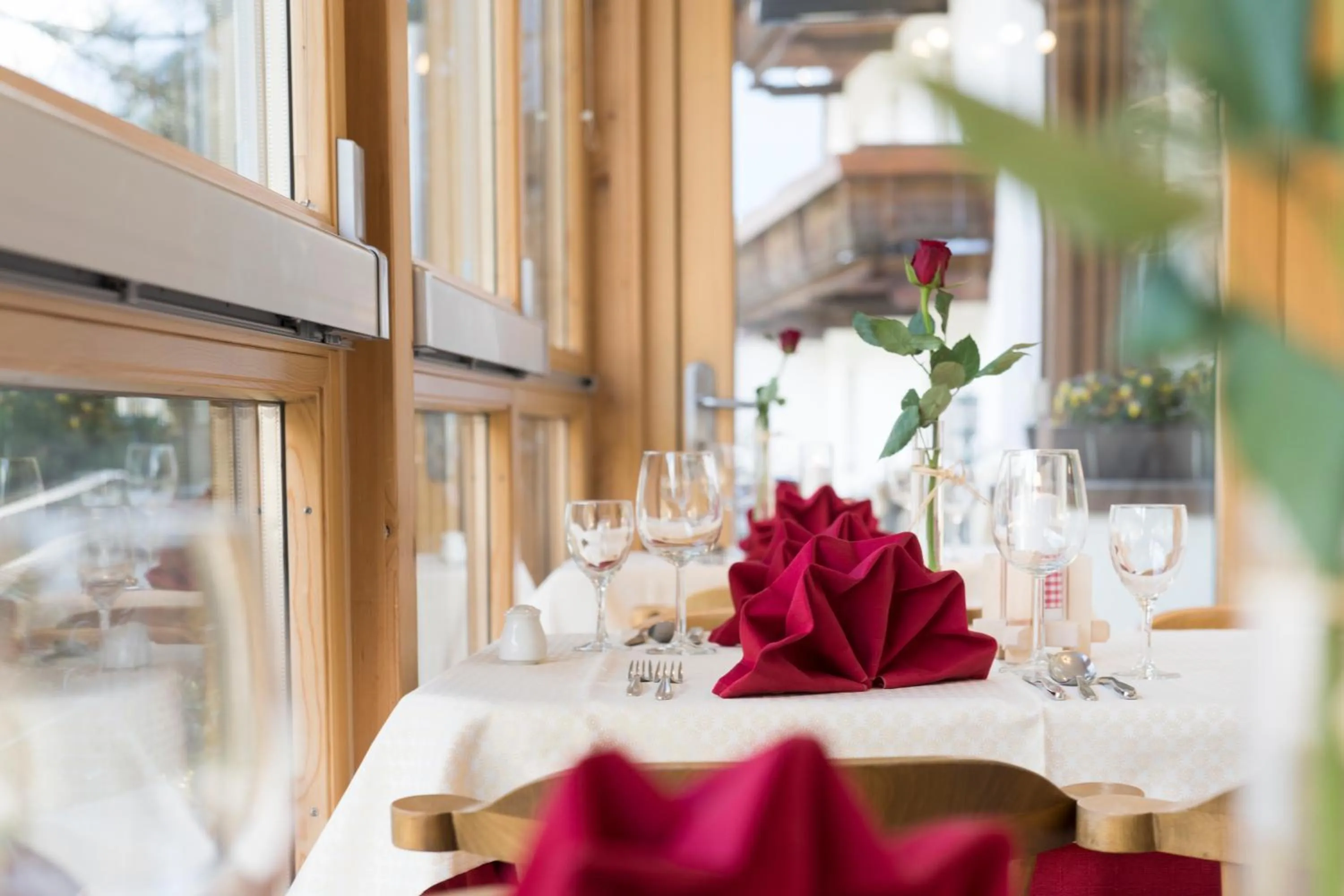 Dining area in Hotel Angelika