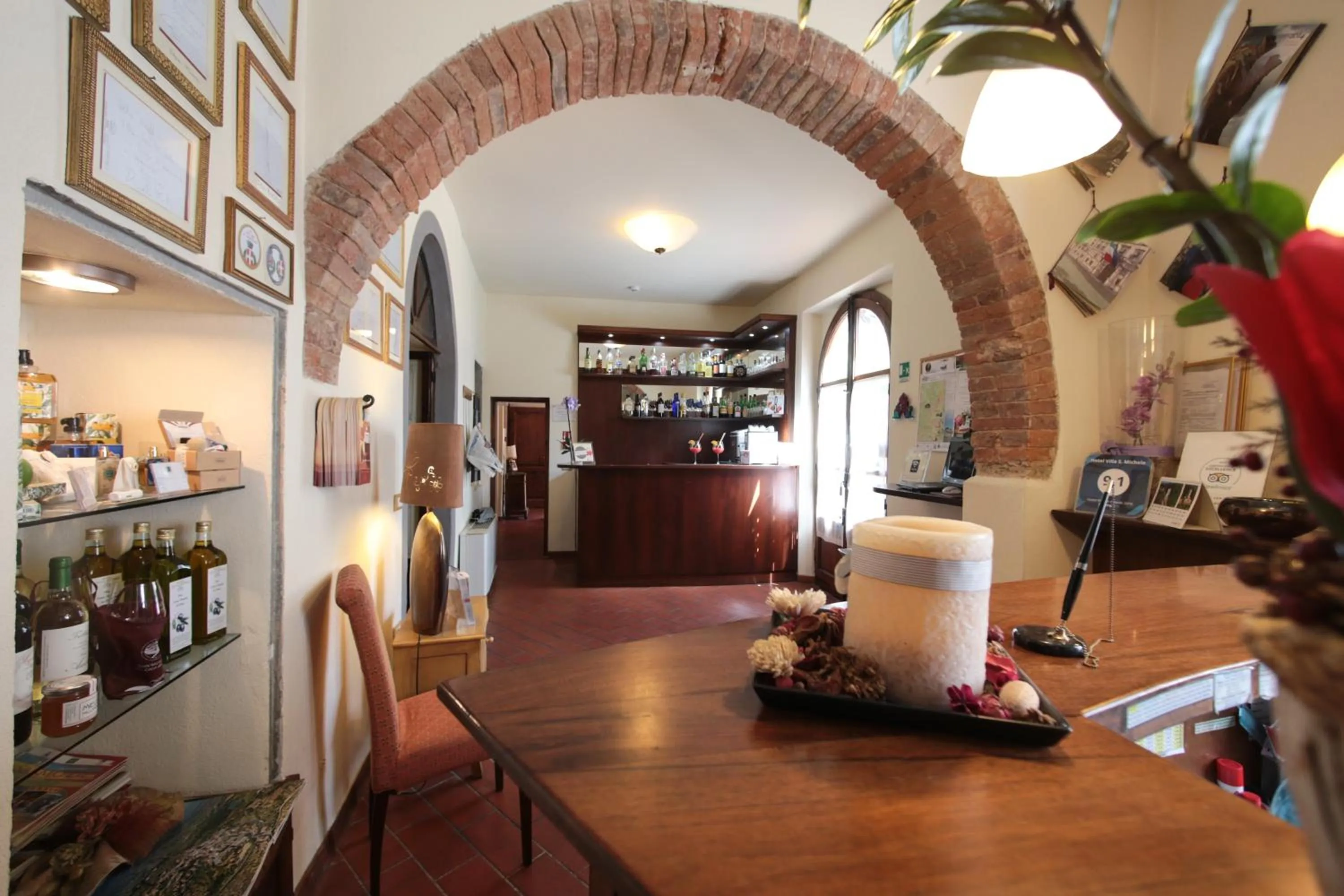 Lobby or reception in Hotel Villa San Michele