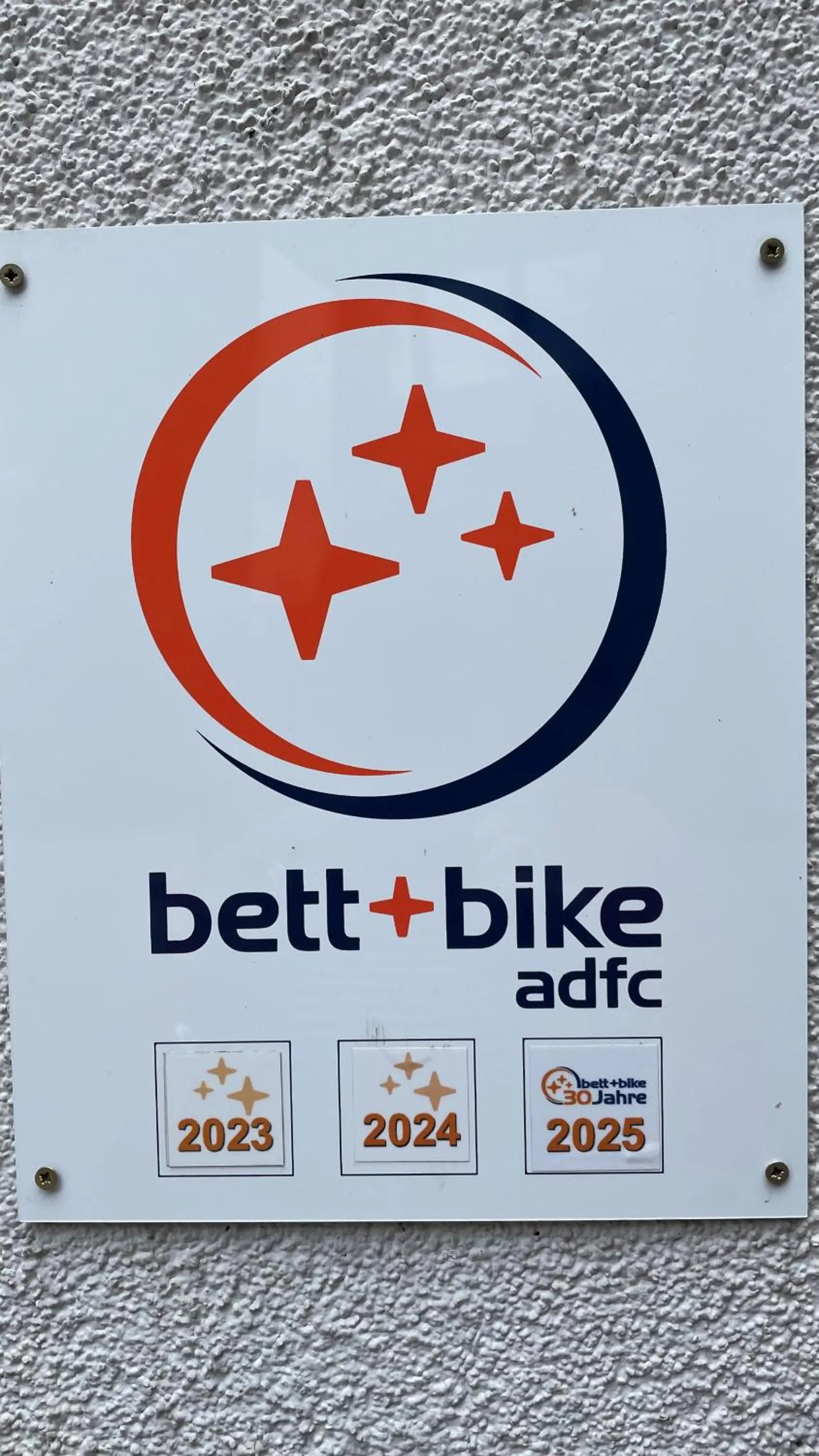 Certificate/Award in Europa-Haus-Bocholt - Bett & Bike