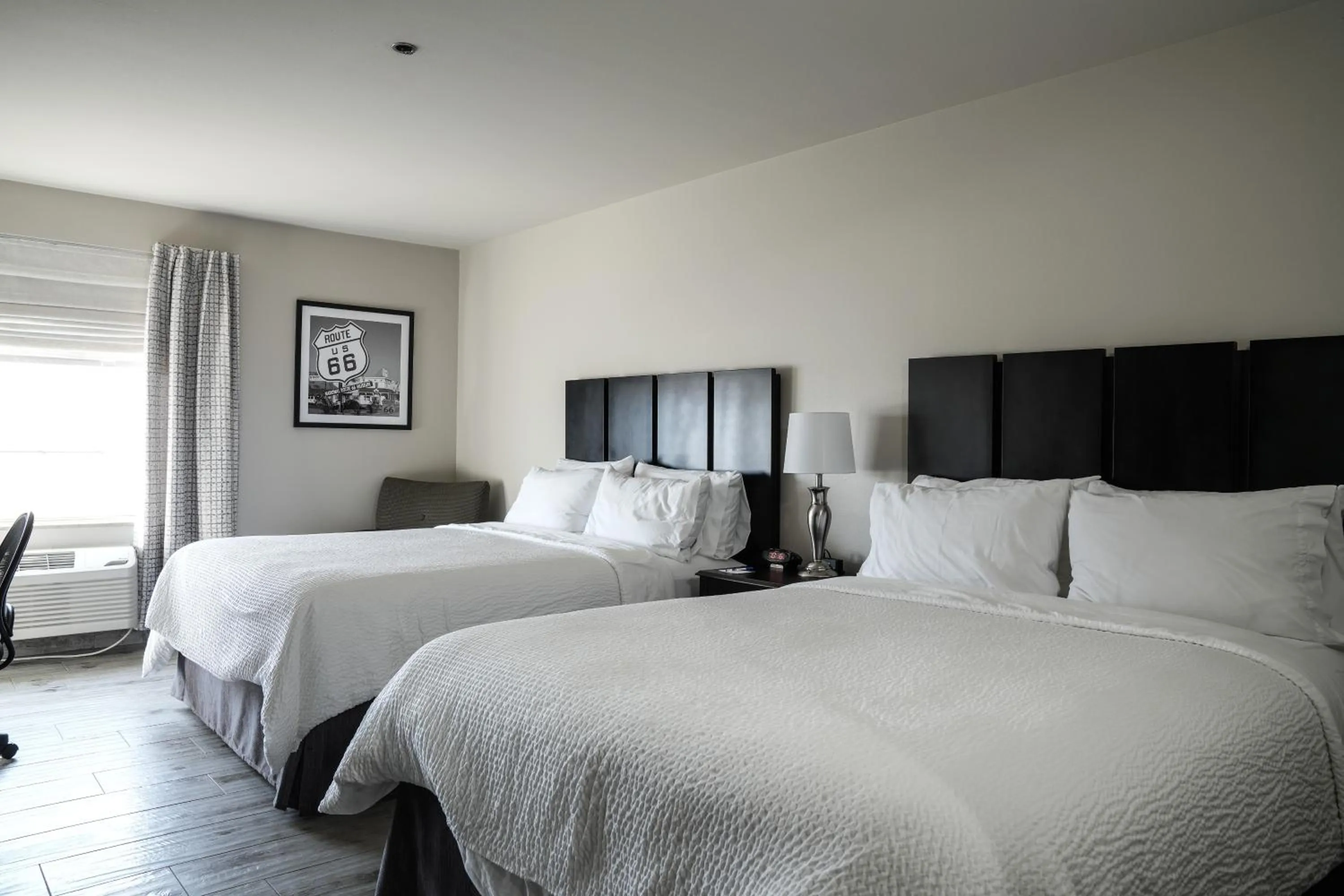 Bed in Lucille's Hotel, Restaurant, & Bar