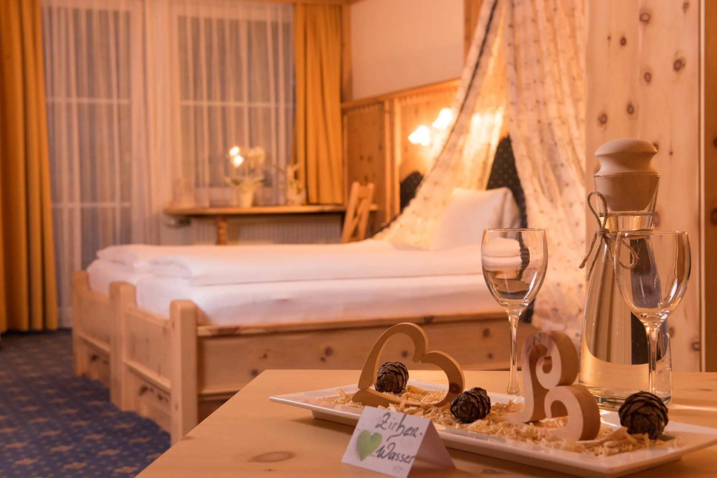 Bedroom, Bed in Hotel Mölltalerhof