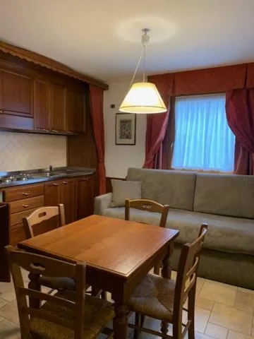 Kitchen or kitchenette in Residence Le Grand Chalet