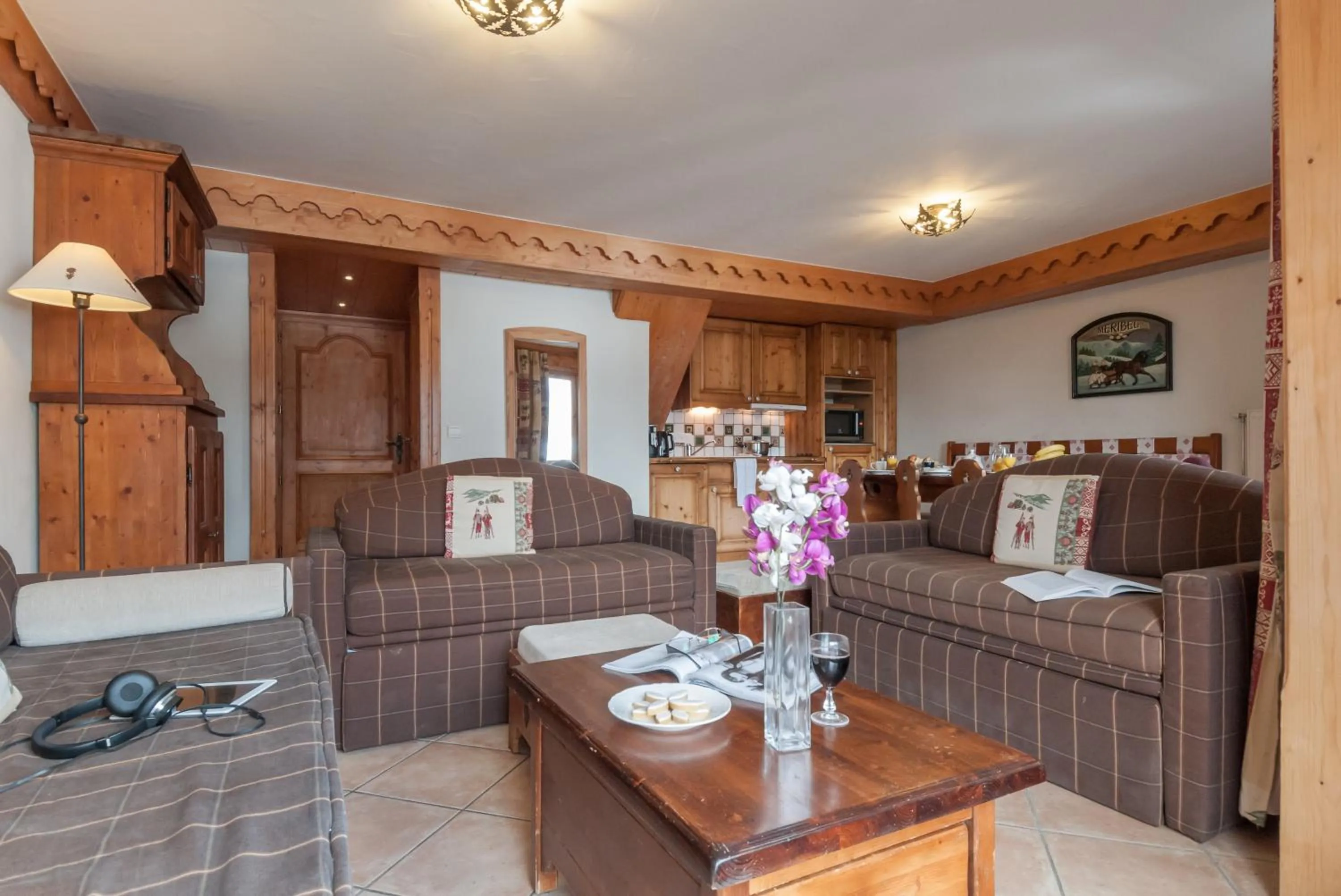 TV and multimedia in Résidence Pierre & Vacances Premium Les Fermes De Méribel