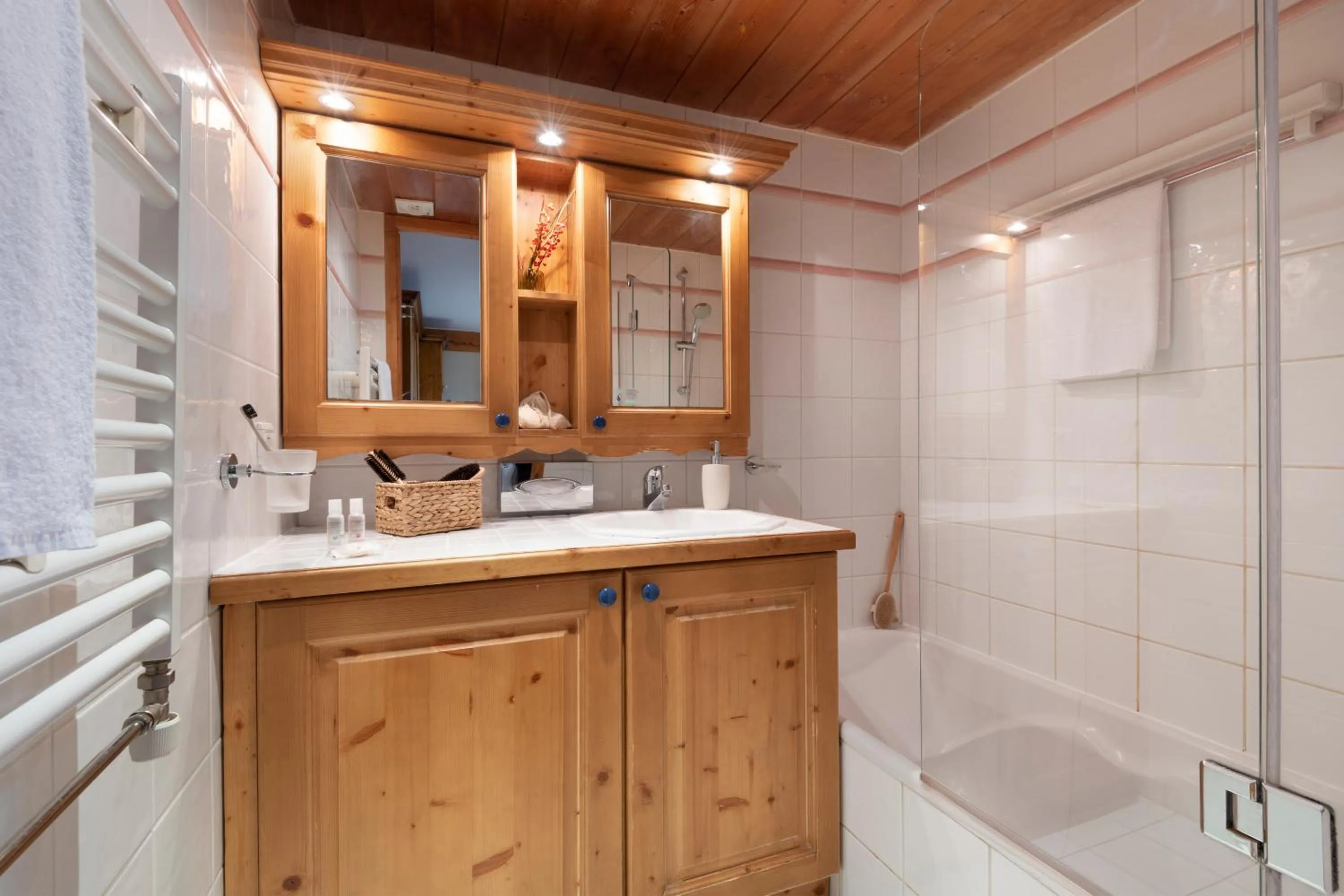 Bathroom in Résidence Pierre & Vacances Premium Les Fermes De Méribel