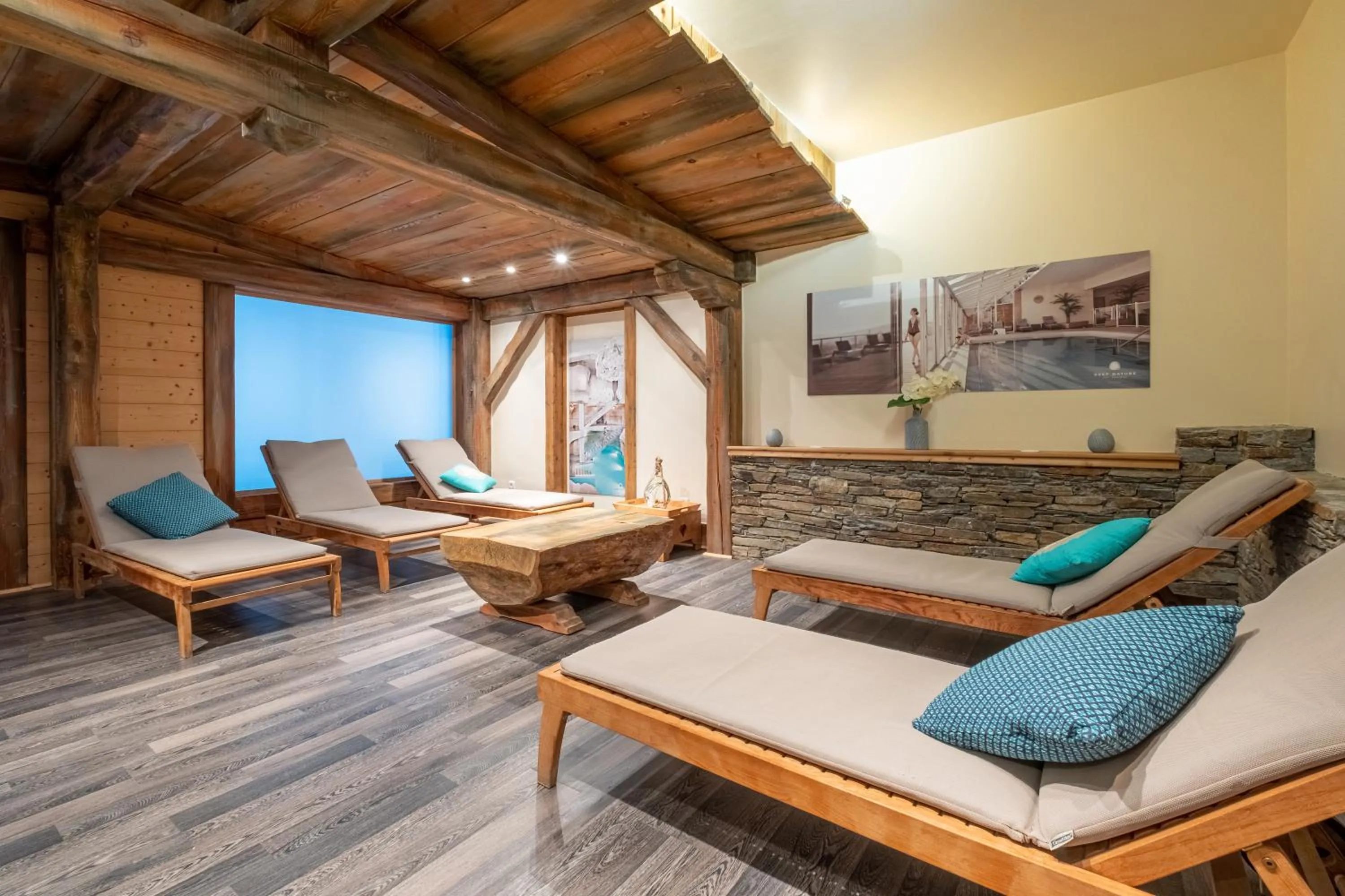 Sauna in Résidence Pierre & Vacances Premium Les Fermes De Méribel