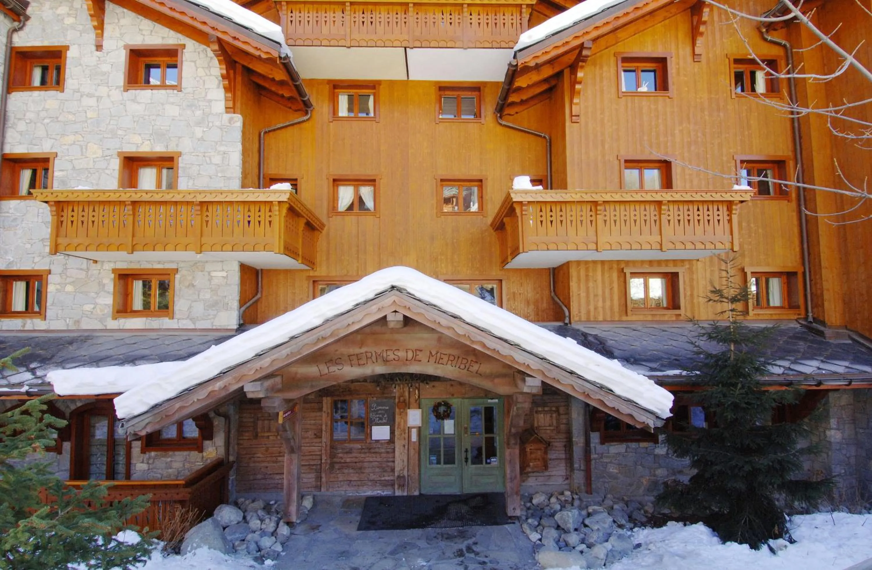 Property building in Résidence Pierre & Vacances Premium Les Fermes De Méribel