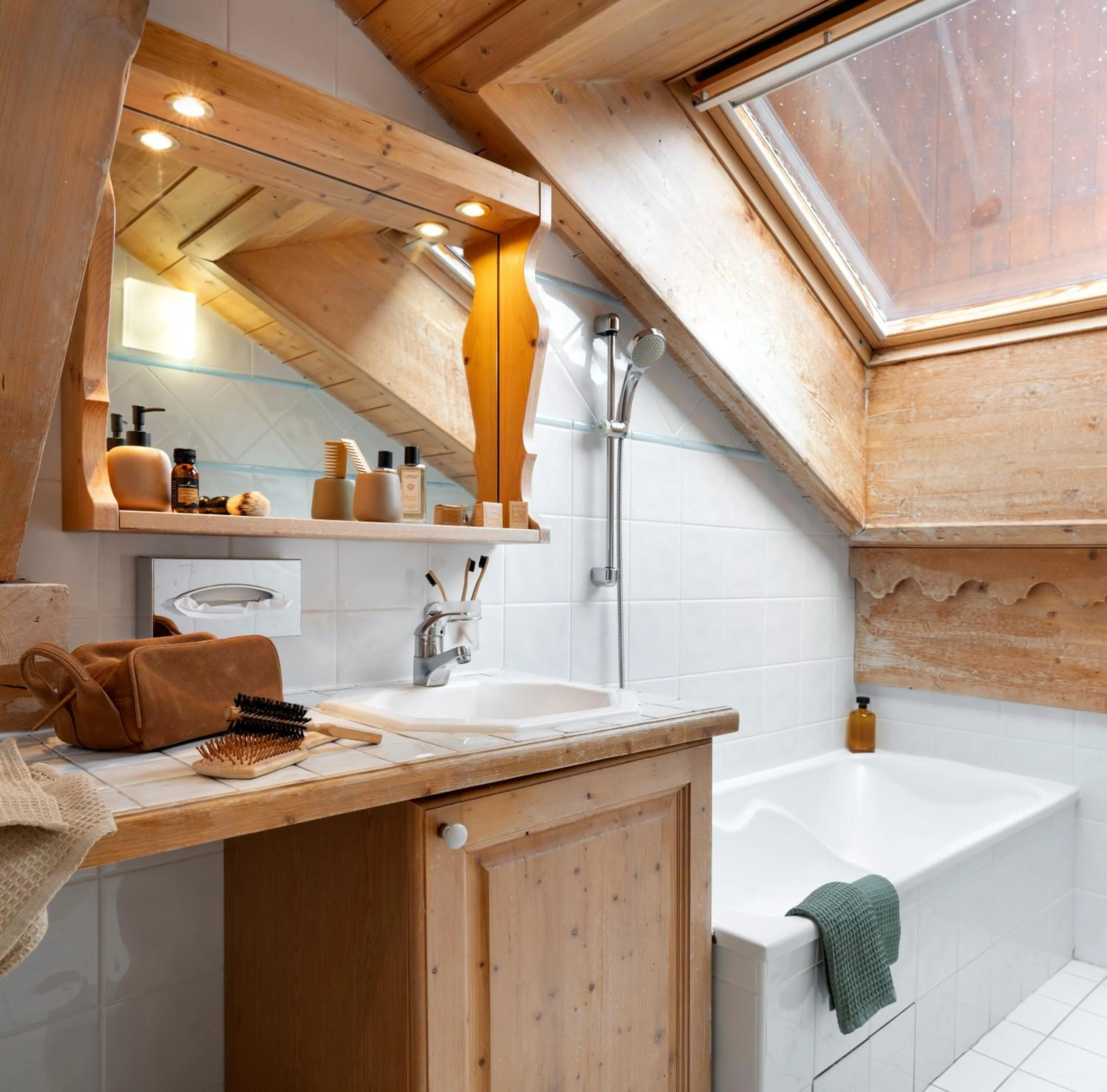 Bathroom in Résidence Pierre & Vacances Premium Les Fermes De Méribel