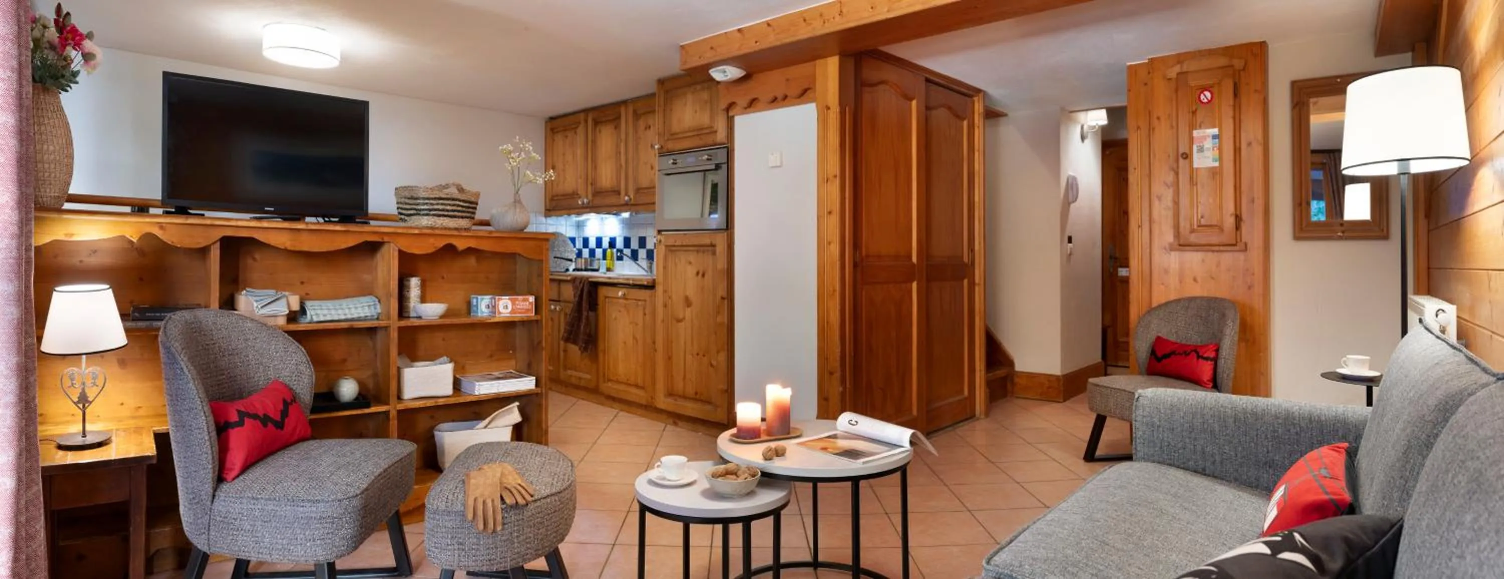 TV and multimedia in Résidence Pierre & Vacances Premium Les Fermes De Méribel