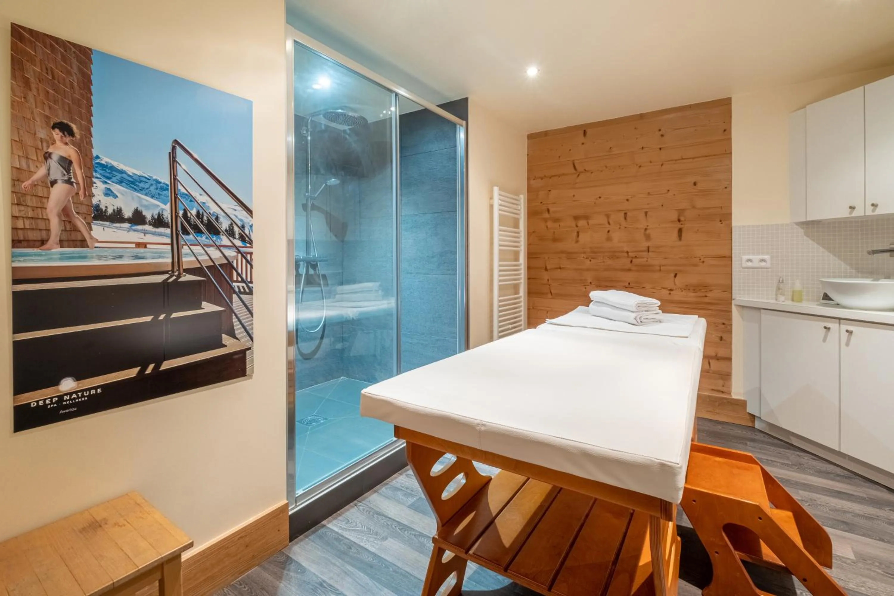 Sauna in Résidence Pierre & Vacances Premium Les Fermes De Méribel