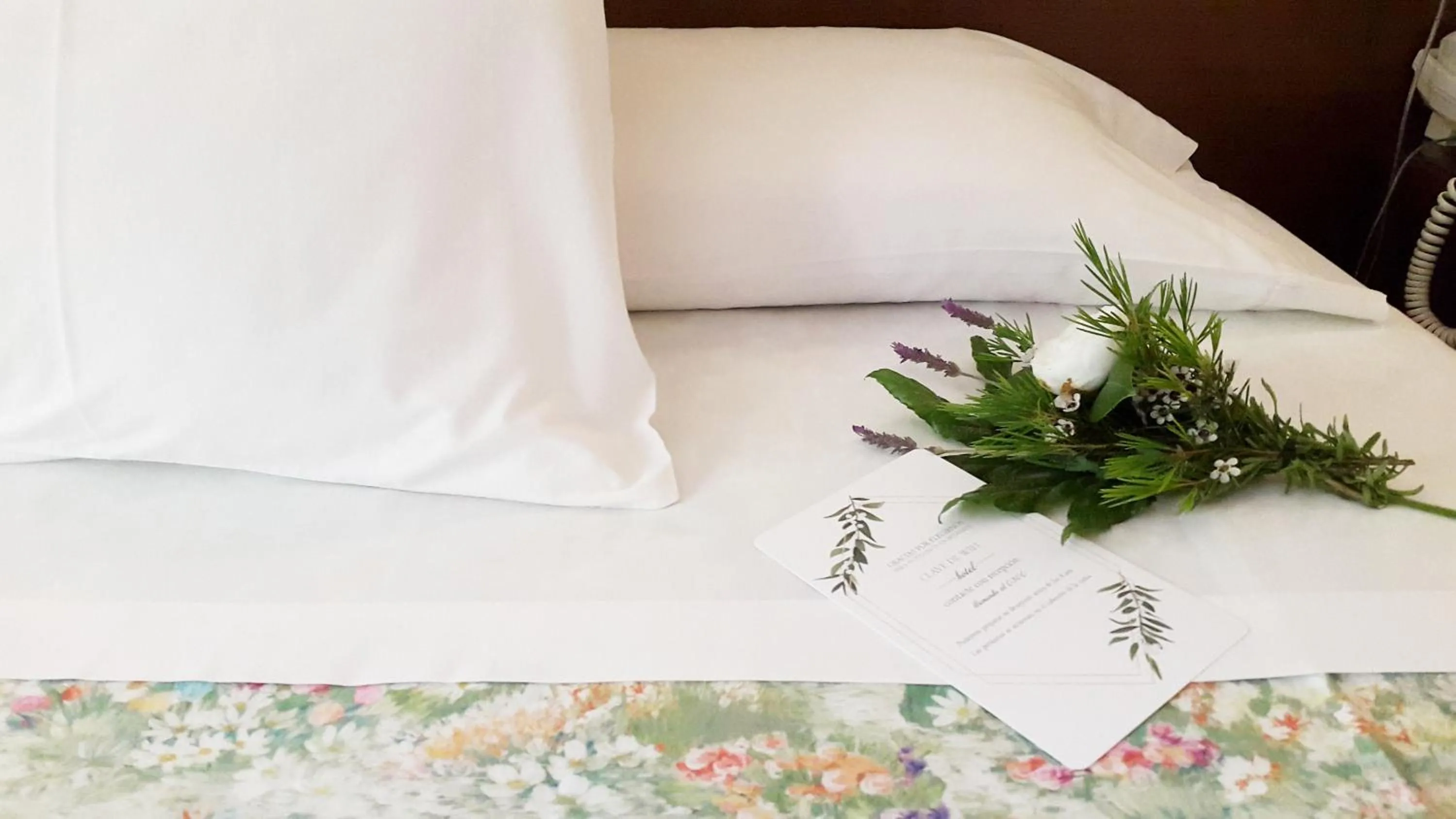 Bed in Hotel Garelos Betanzos