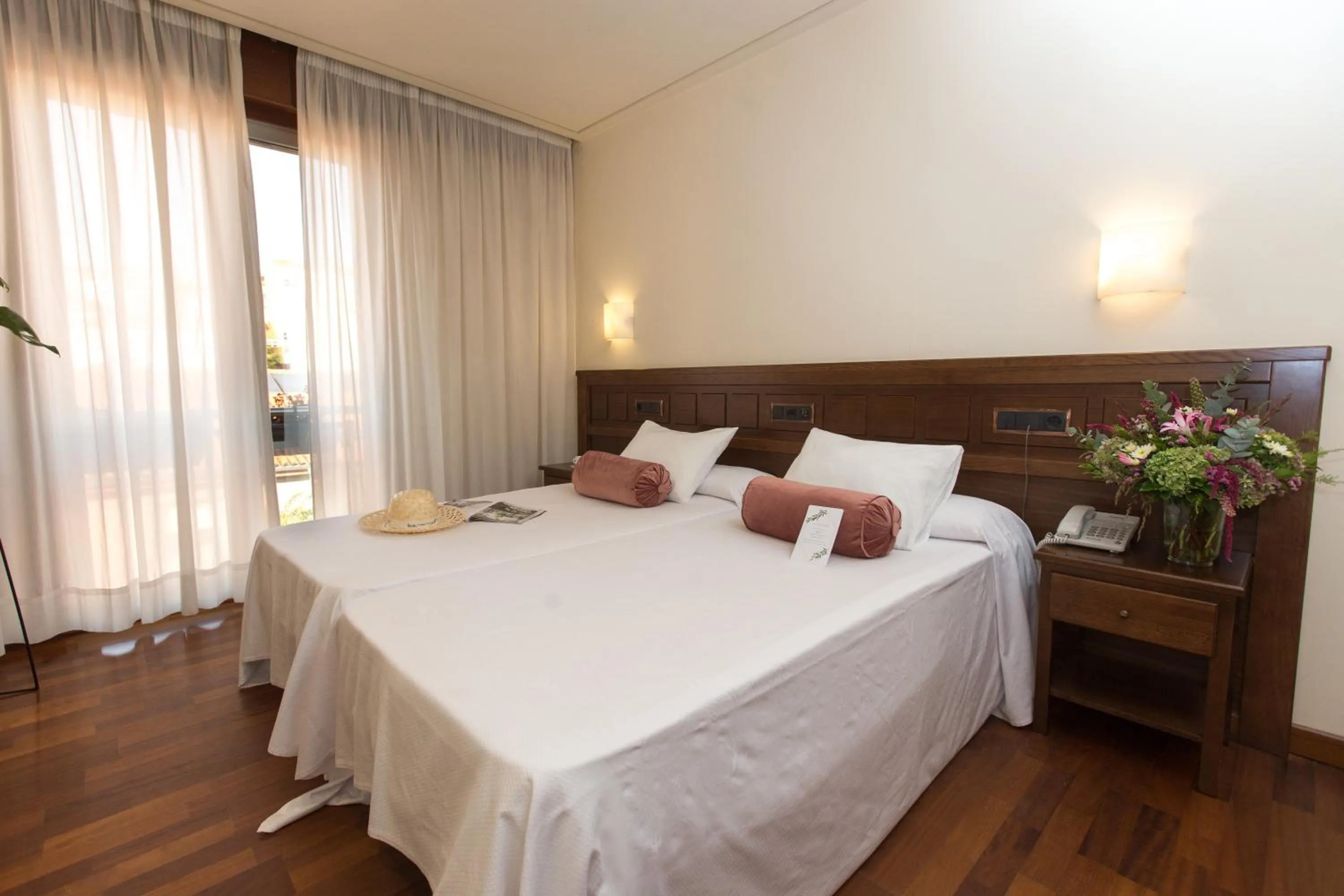 Bed in Hotel Garelos Betanzos