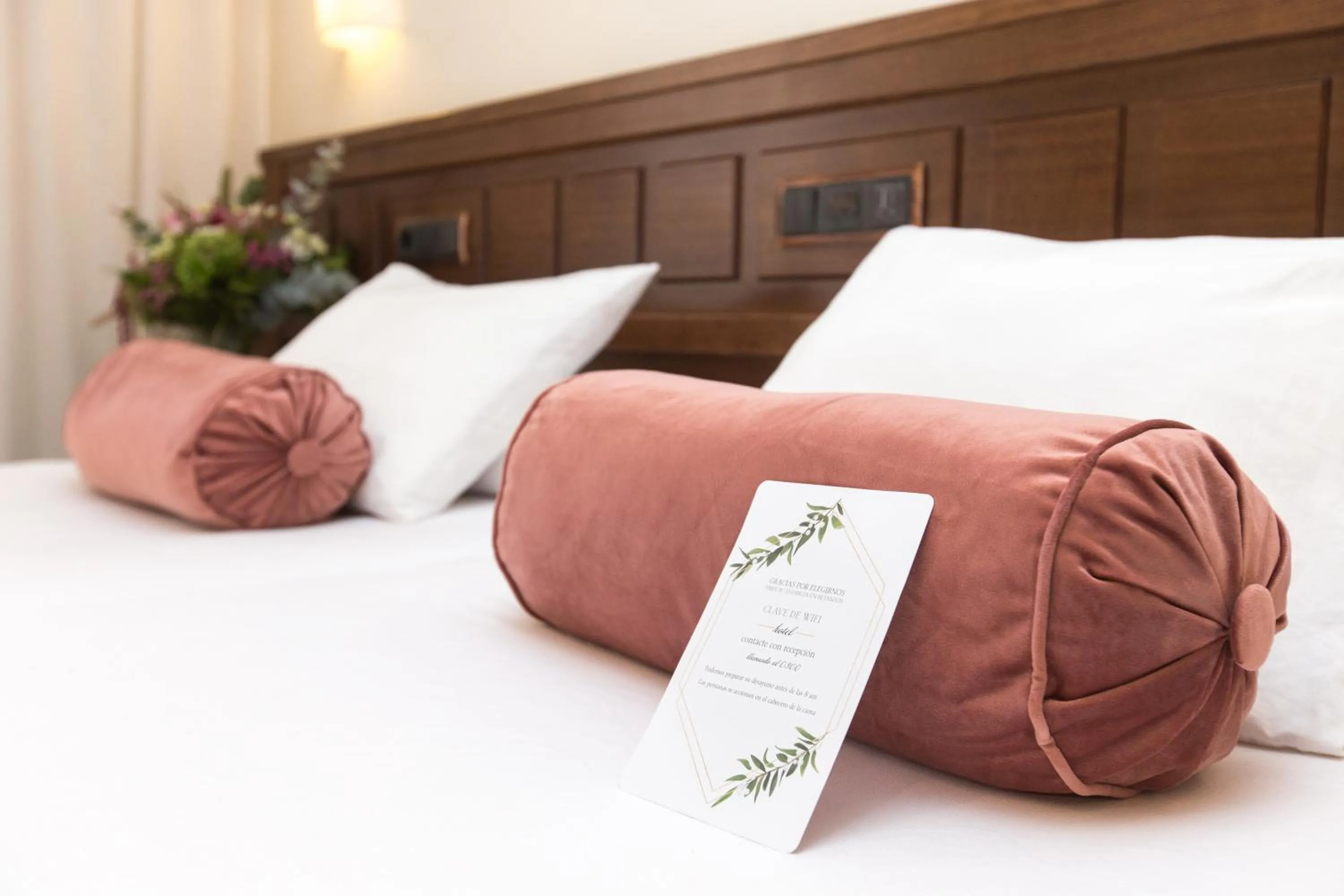 Bed in Hotel Garelos Betanzos