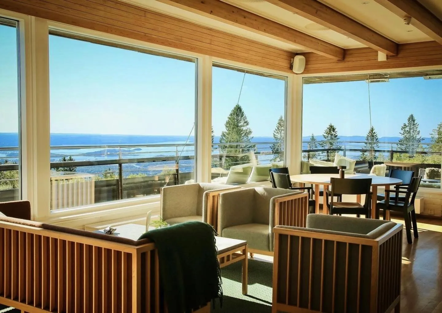 Balcony/Terrace in Voksenasen Hotell; Best Western Signature Collection