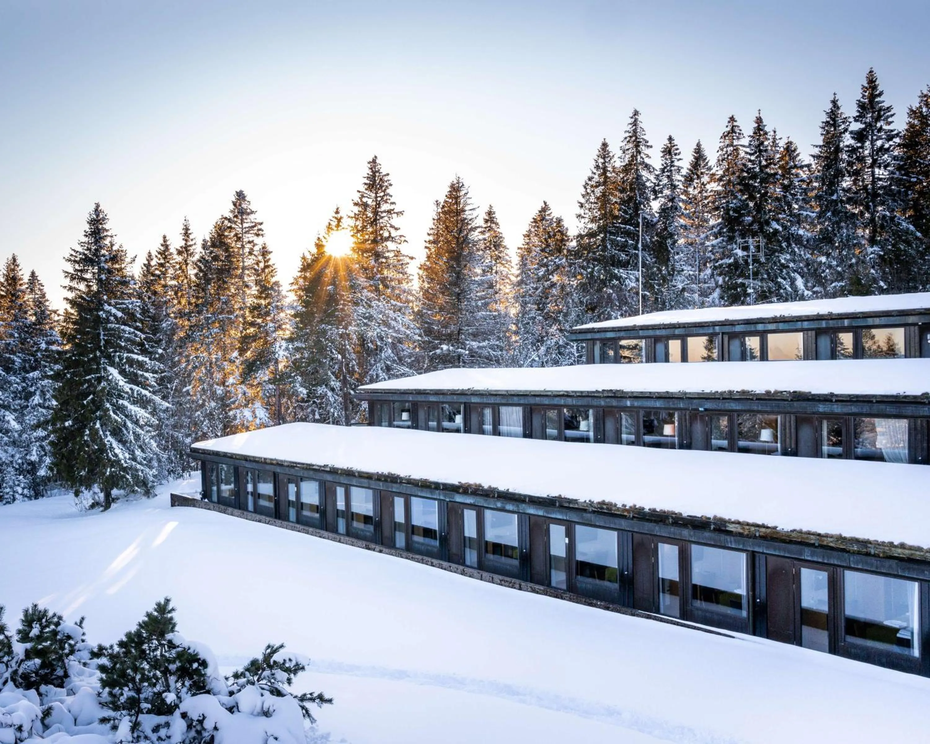 Property building in Voksenasen Hotell; Best Western Signature Collection