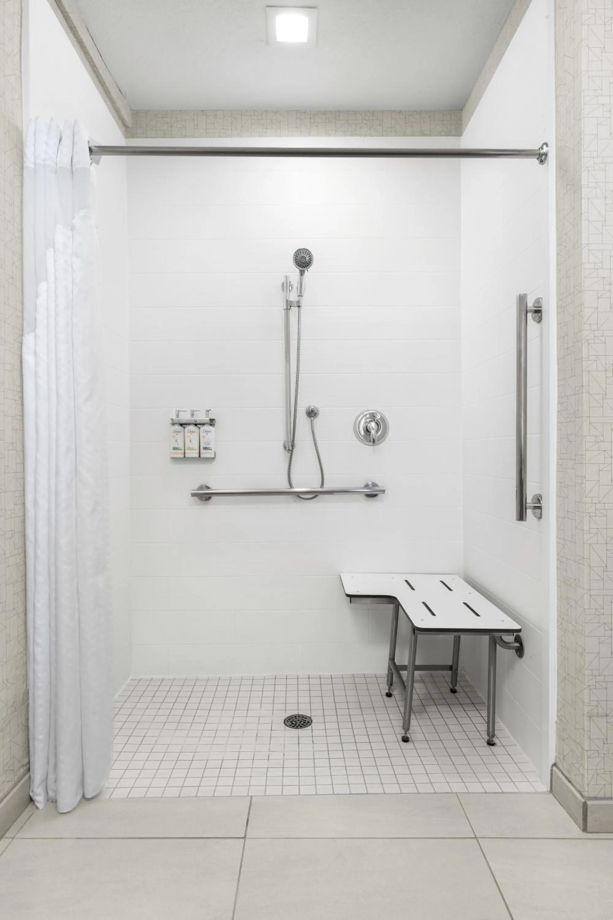 Shower in Holiday Inn Express Hotel & Suites Marina by IHG