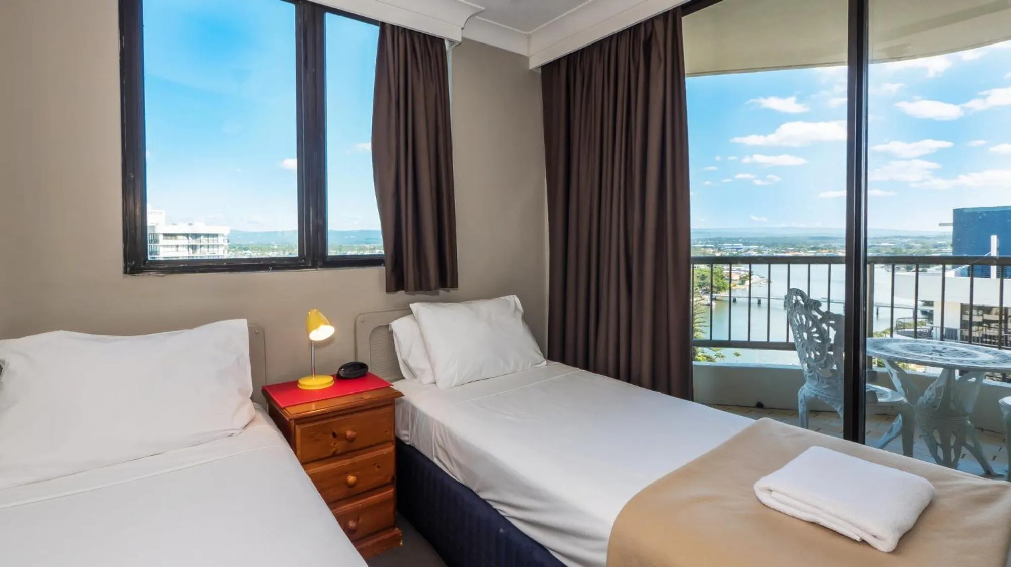 Bed in Aristocrat Apartments