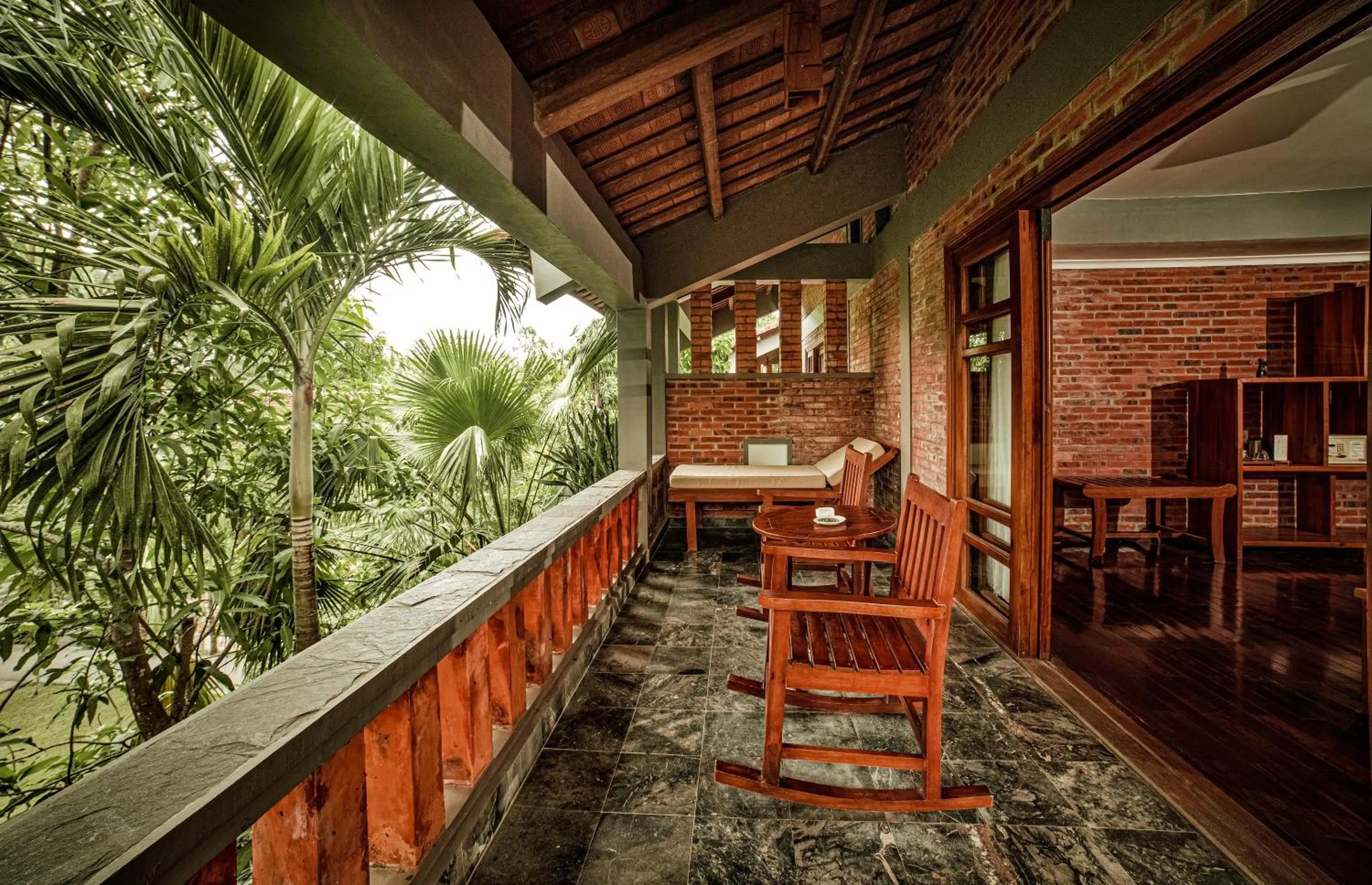 Balcony/Terrace in Pilgrimage Village Boutique Resort & Spa