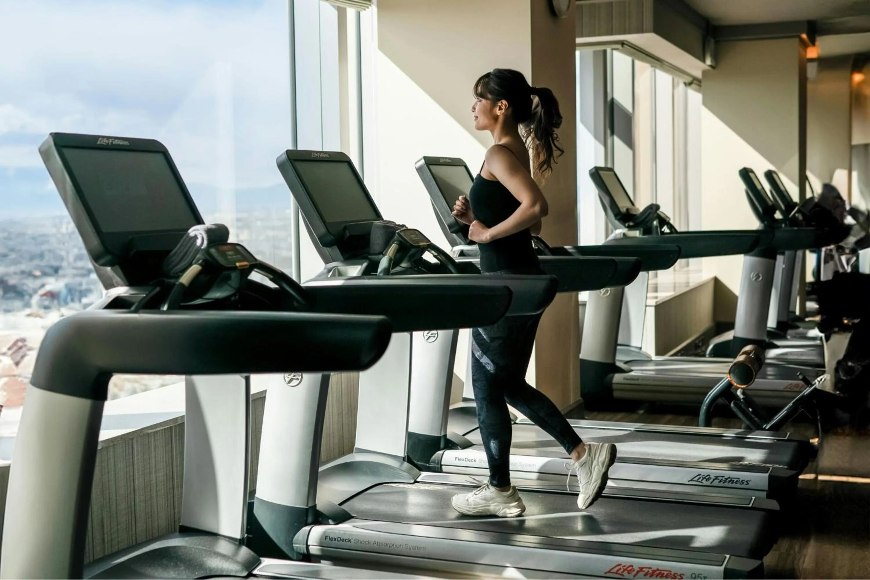 Fitness centre/facilities in The Ritz-Carlton, Tokyo