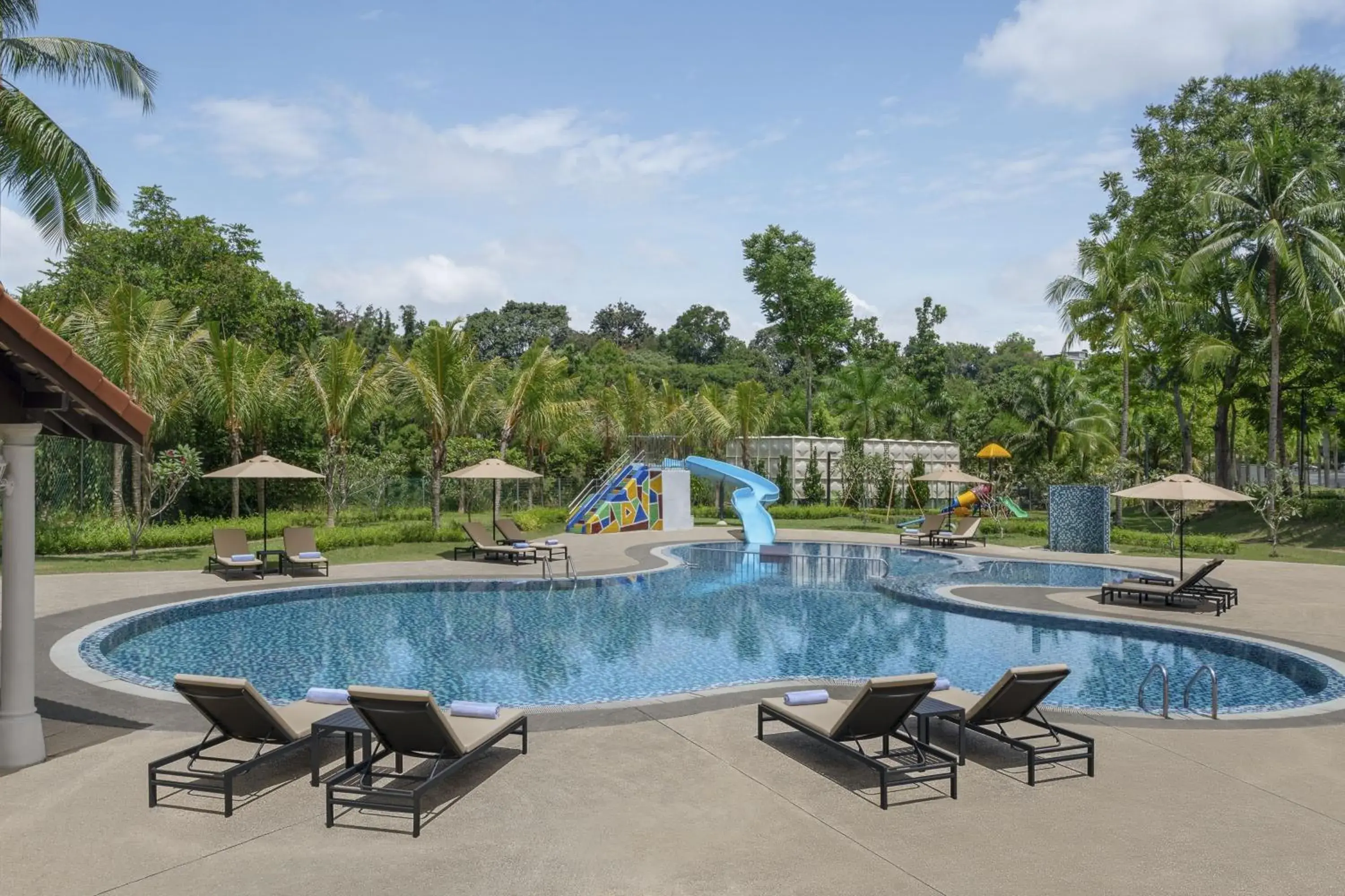 Swimming pool in Palm Garden Hotel, Putrajaya, a Tribute Portfolio Hotel Swimming pool in Palm Garden Hotel, Putrajaya, a Tribute Portfolio Hotel