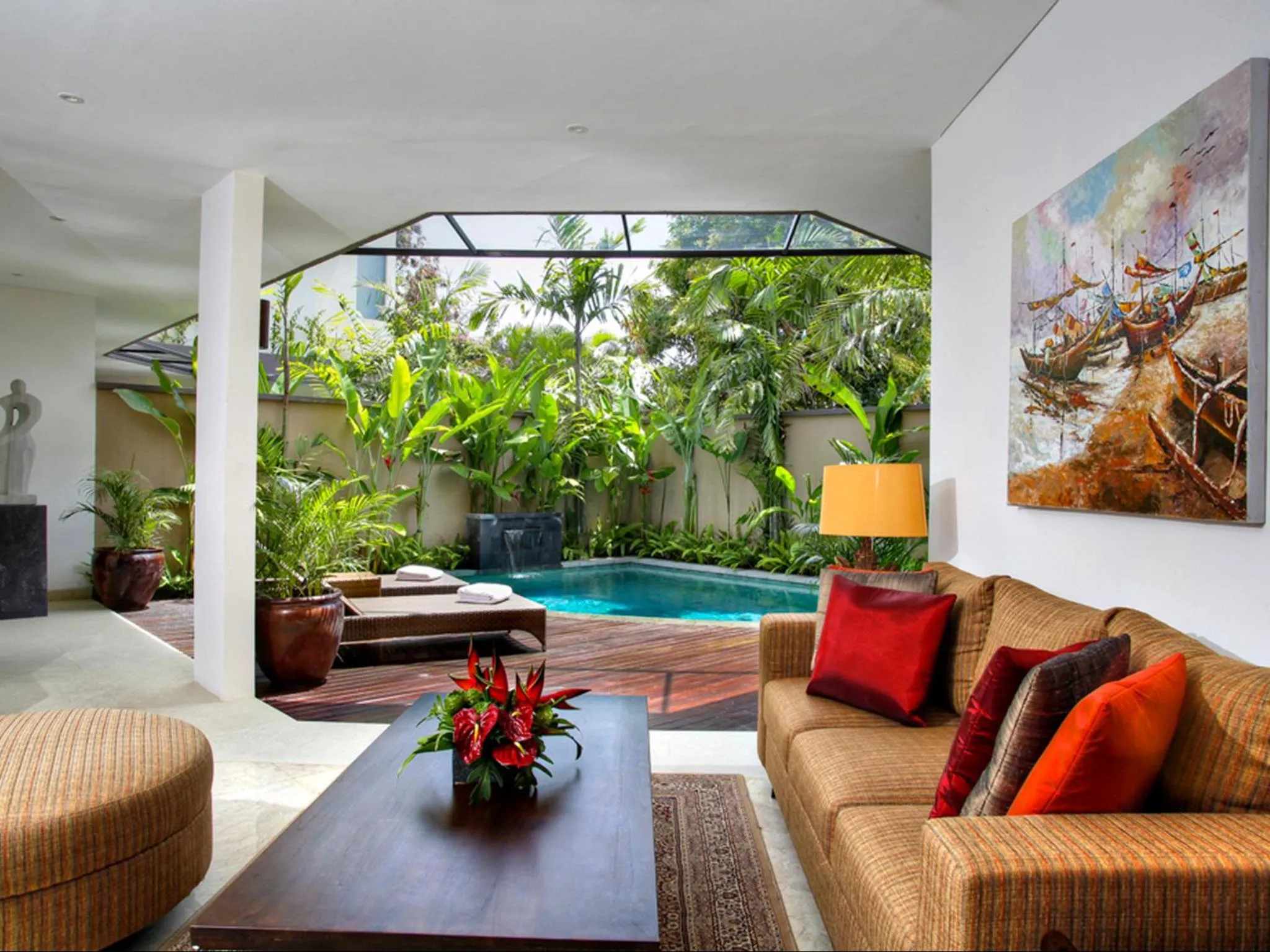 Living room in Kanishka Villas