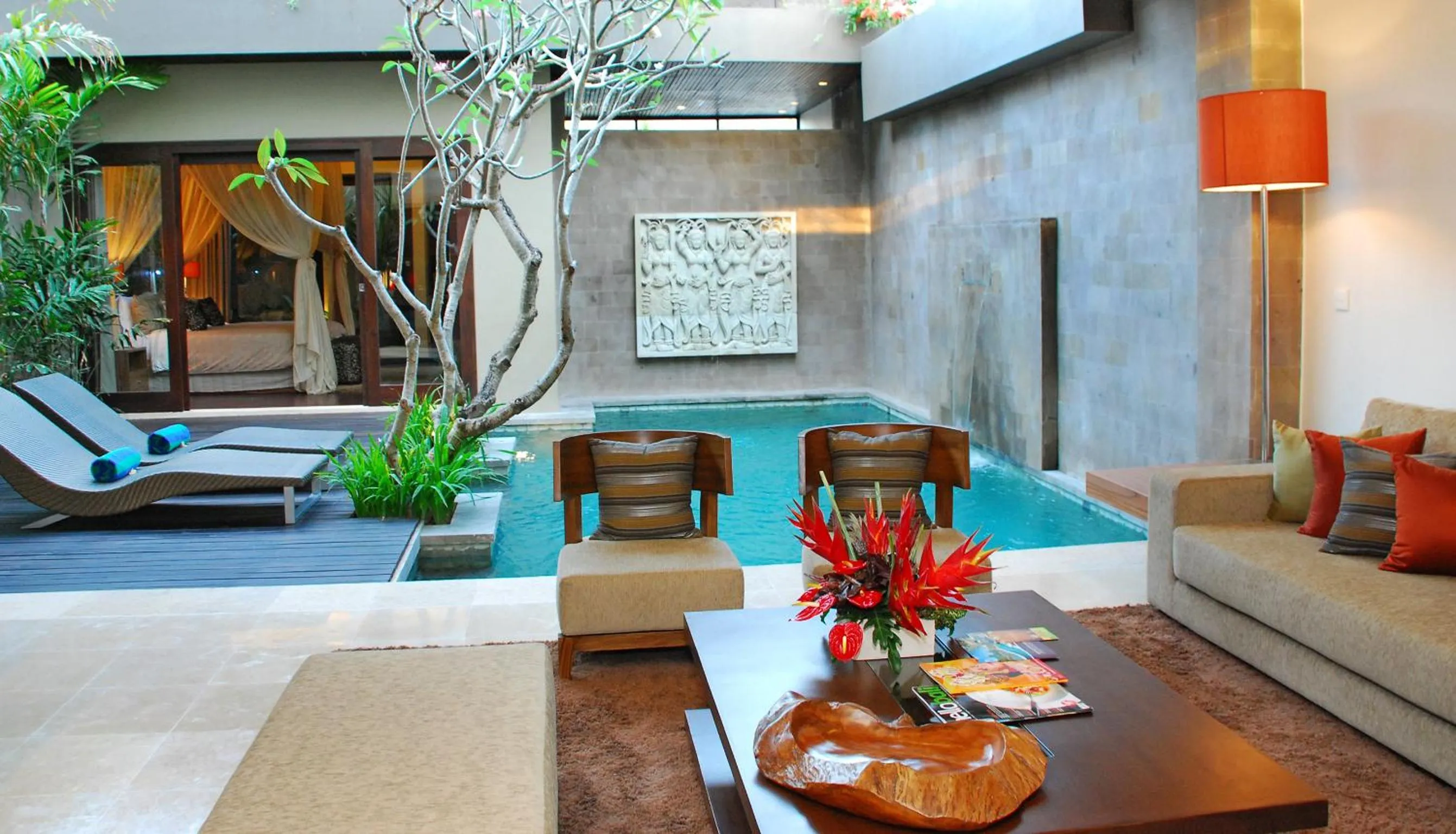 Swimming pool in Kanishka Villas