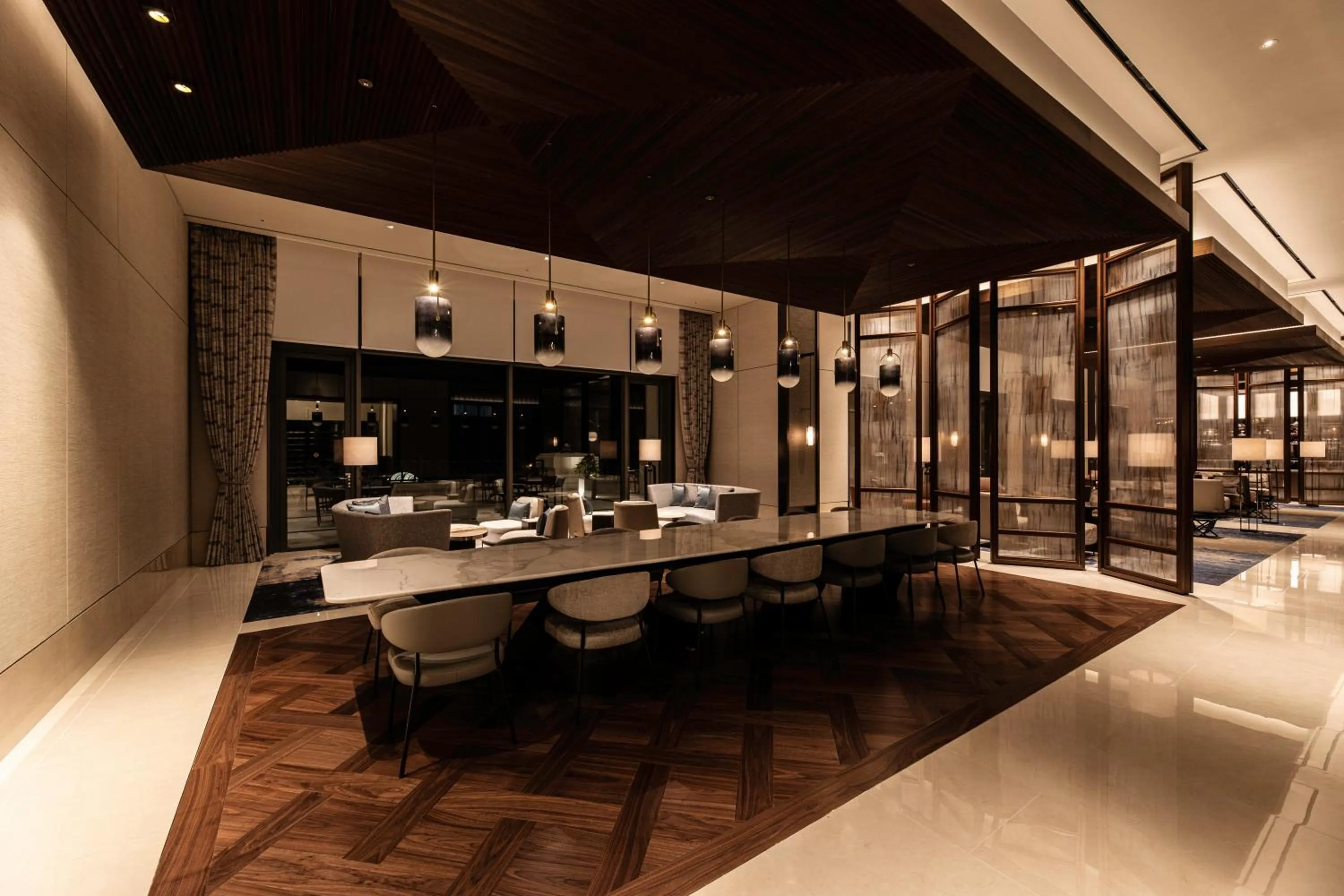 Lounge or bar, Bed in Lotte Hotel Jeju