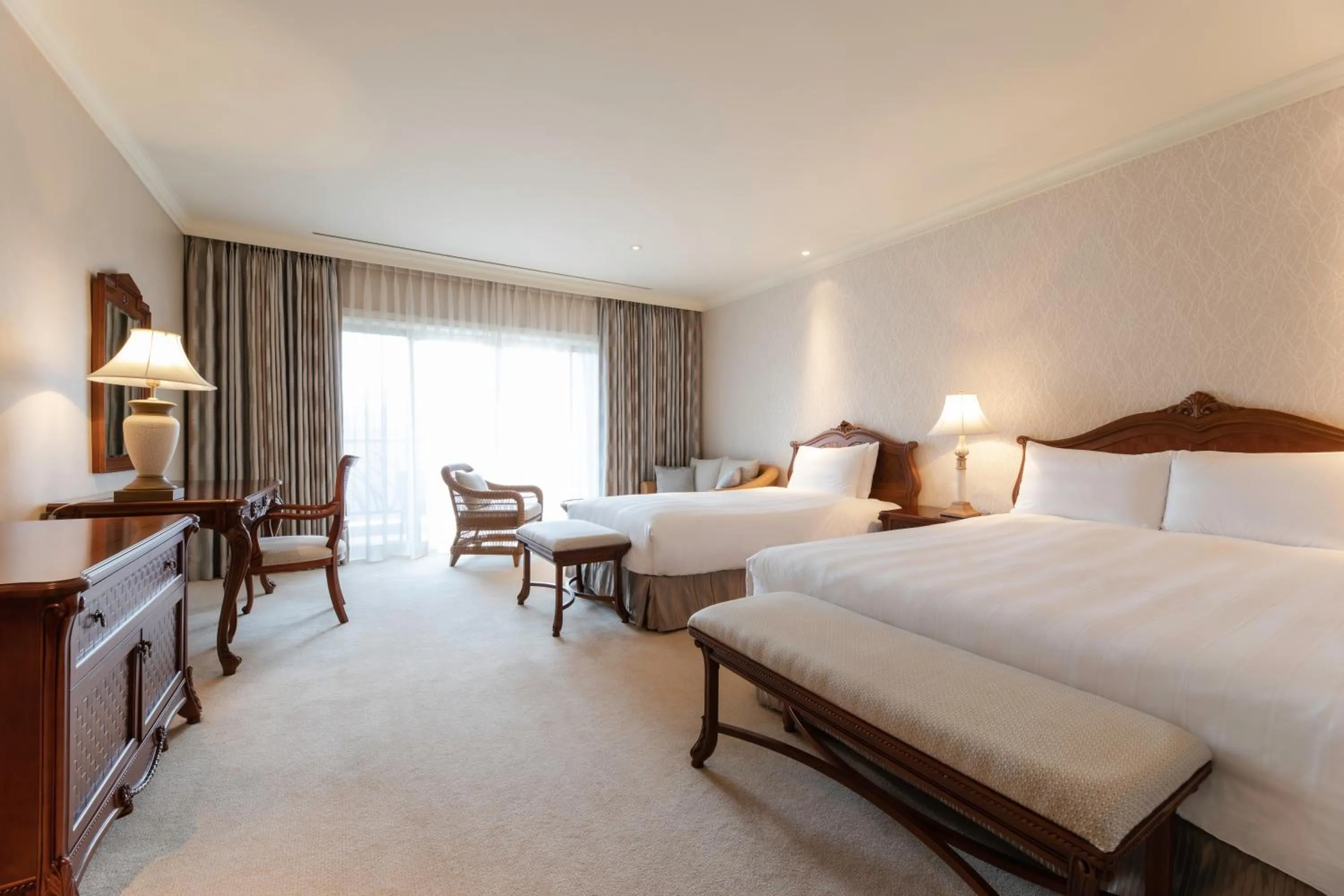 Bed in Lotte Hotel Jeju