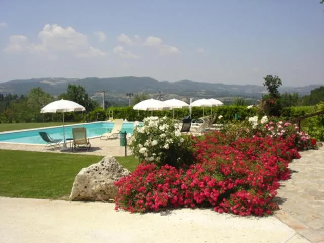 Garden view in Agriturismo Borgo Montecucco