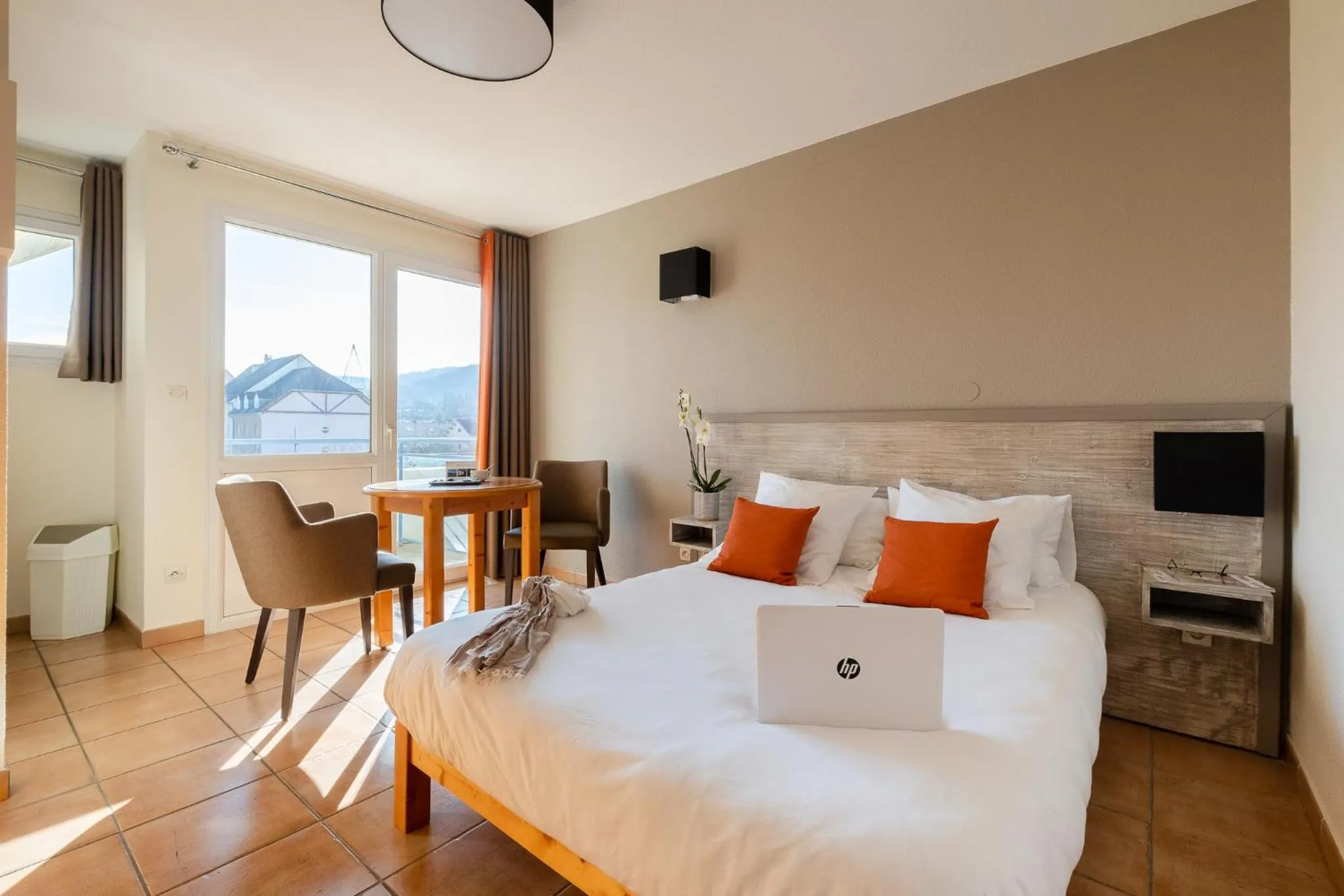 Bed in Residence Des Thermes